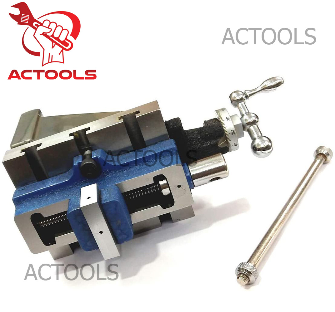 New Lathe Vertical Milling Slide Fixed Base 4″x 5″ & 2″ Self Centering Vice Vise