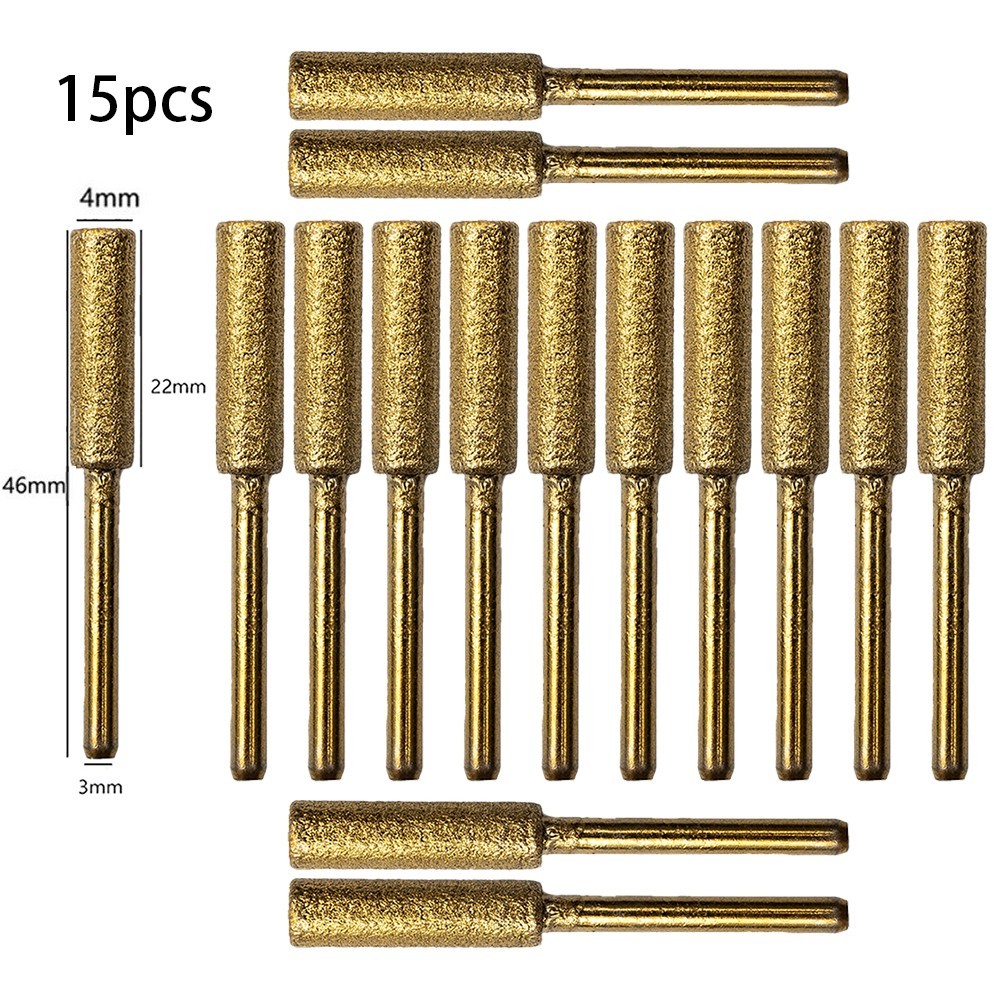 for chainsaw Sharpener Burr 4mm-5.5mm Grinder Chain Saw Drill Sharpener New