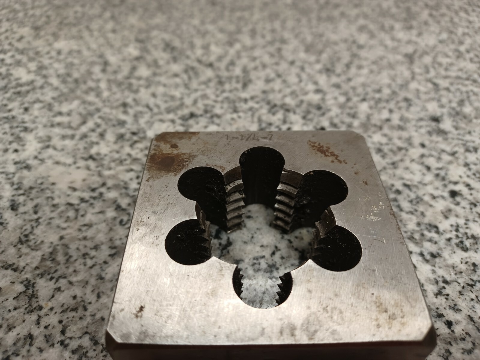 Unbranded 1-1/4″-7 Square Thread Die, Machinist Tools, a-x