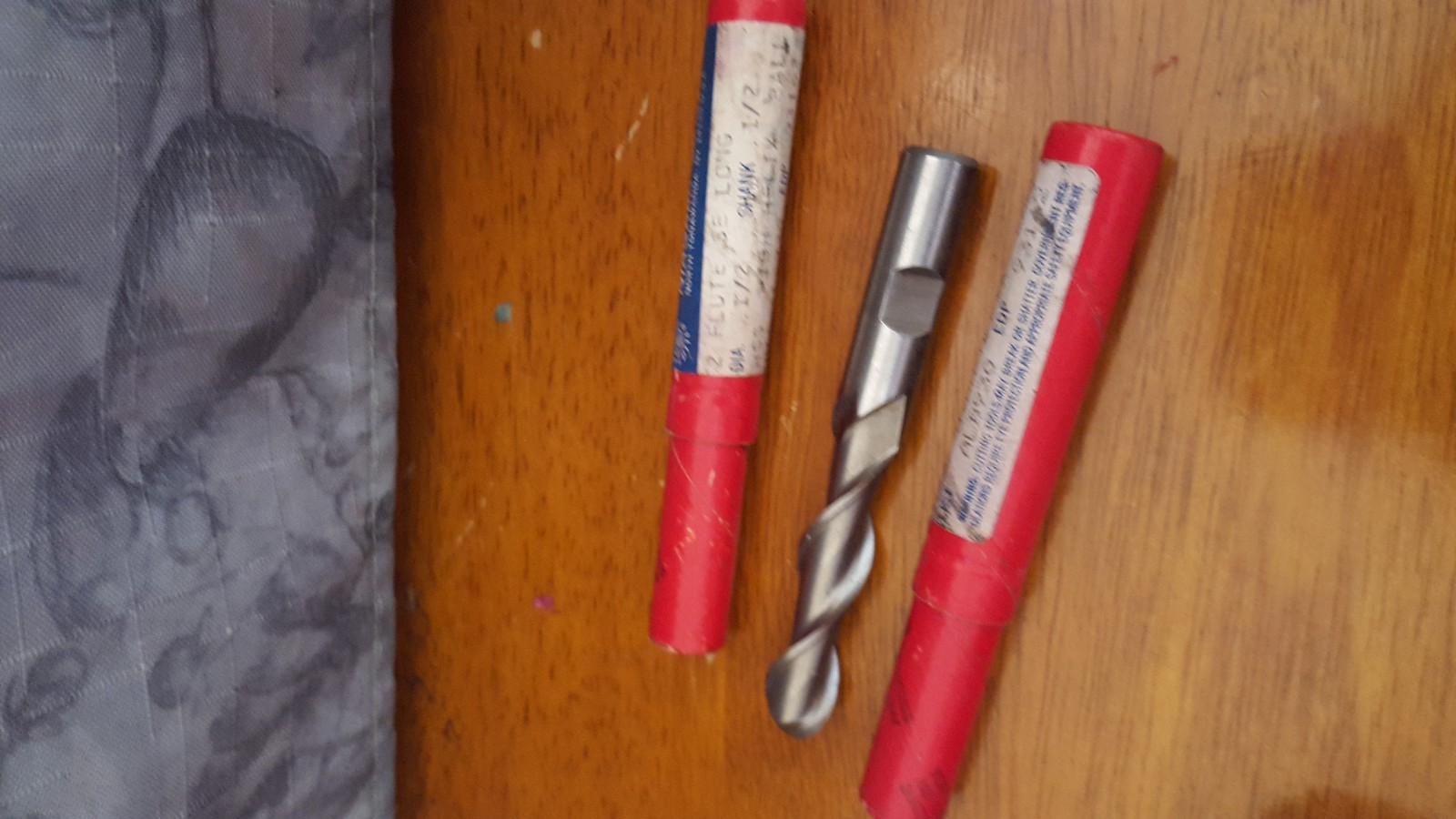 Niagara Cutter 2 Flute HSS High Helix Ball Nose SE Long 1/2″ End Mill Lot of 3