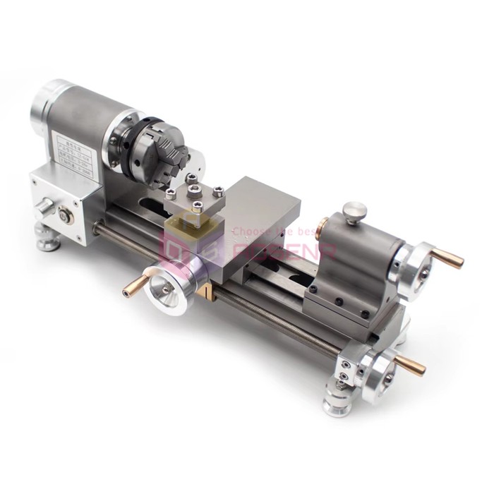 Mini Lathe Metal Bench Top Precision DIY Miniature Lathe for Watchmaking