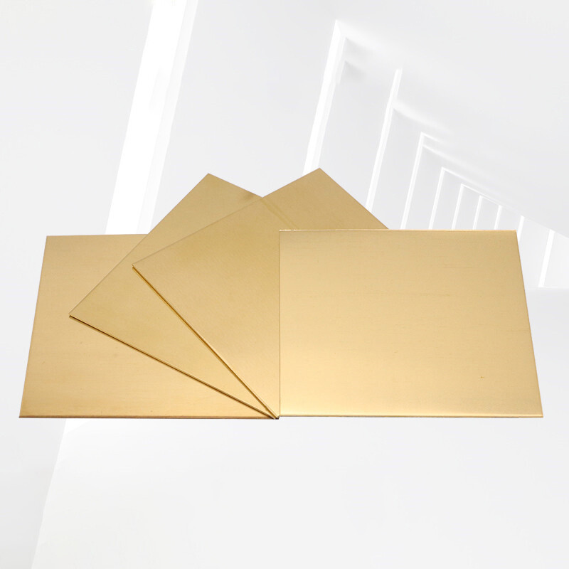 Brass Sheet Plate Block 0.5/0.8/1/1.2/1.5/2/2.5/3/4/5/6mm Thick DIY Model Making