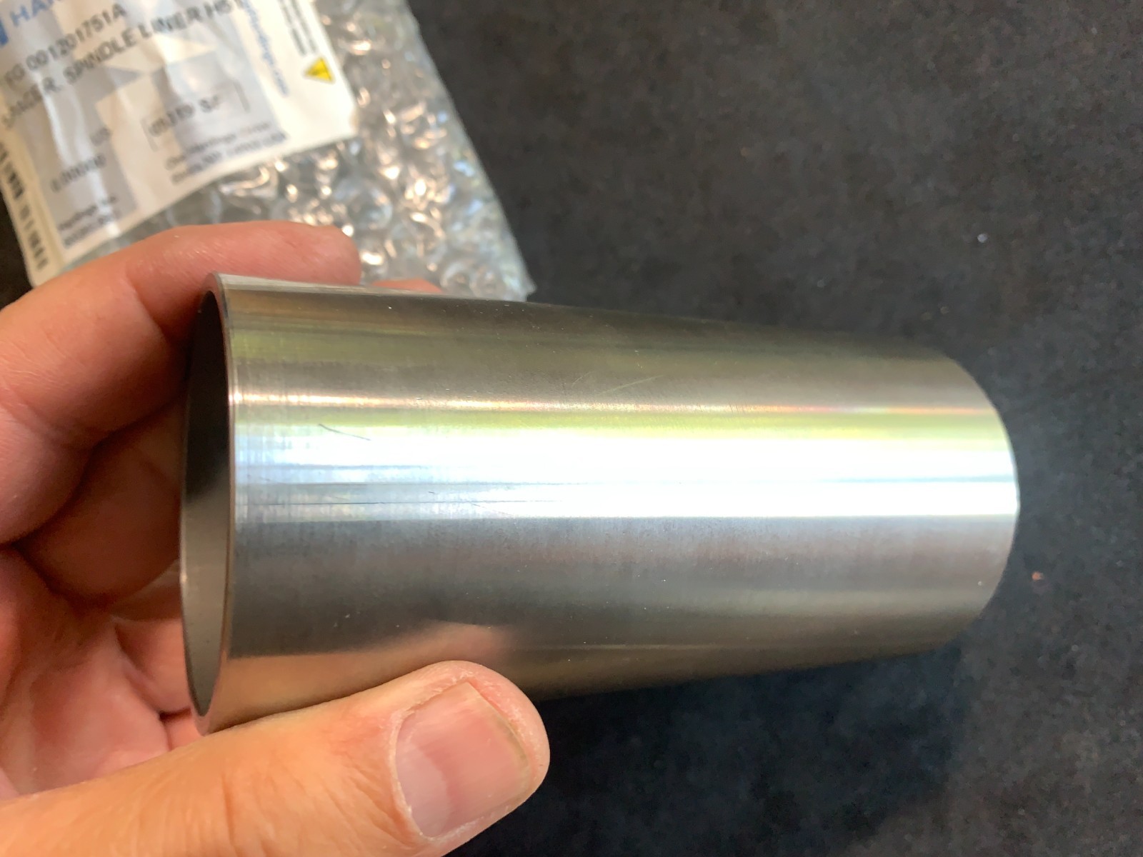 Hardinge Lathe Spindle LINER H51, SPACER FG 00120175A PART