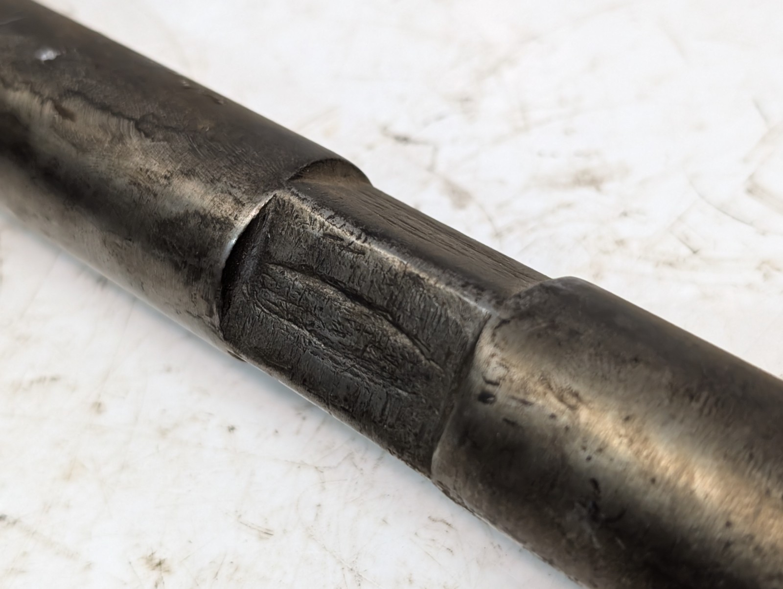 Unbranded Heavy-Duty Machine Drive Gear Shaft Assembly Component, Approx. 17″ L