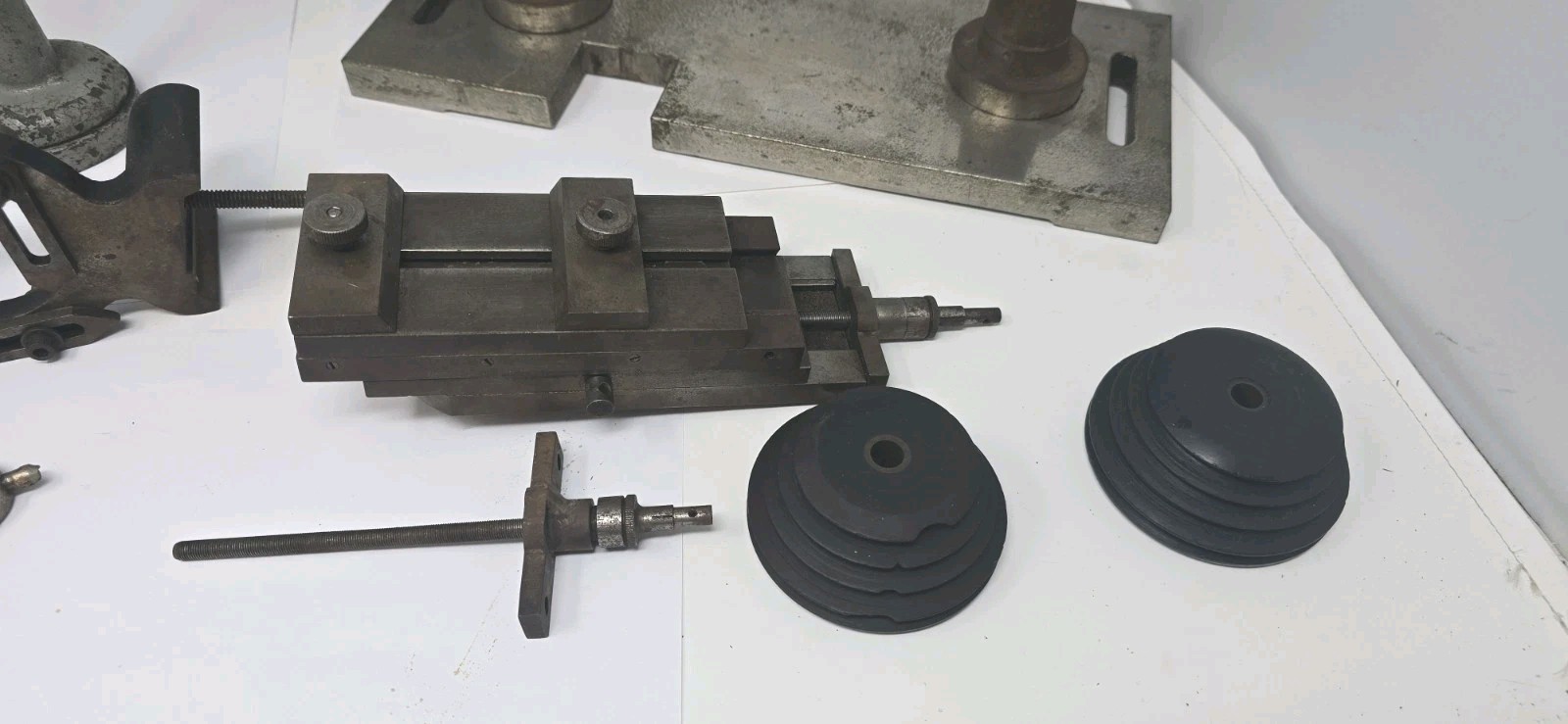 Vintage US Navy F.W. Derbyshire Electric Lathe Parts And Pieces Incomplete 10mm?
