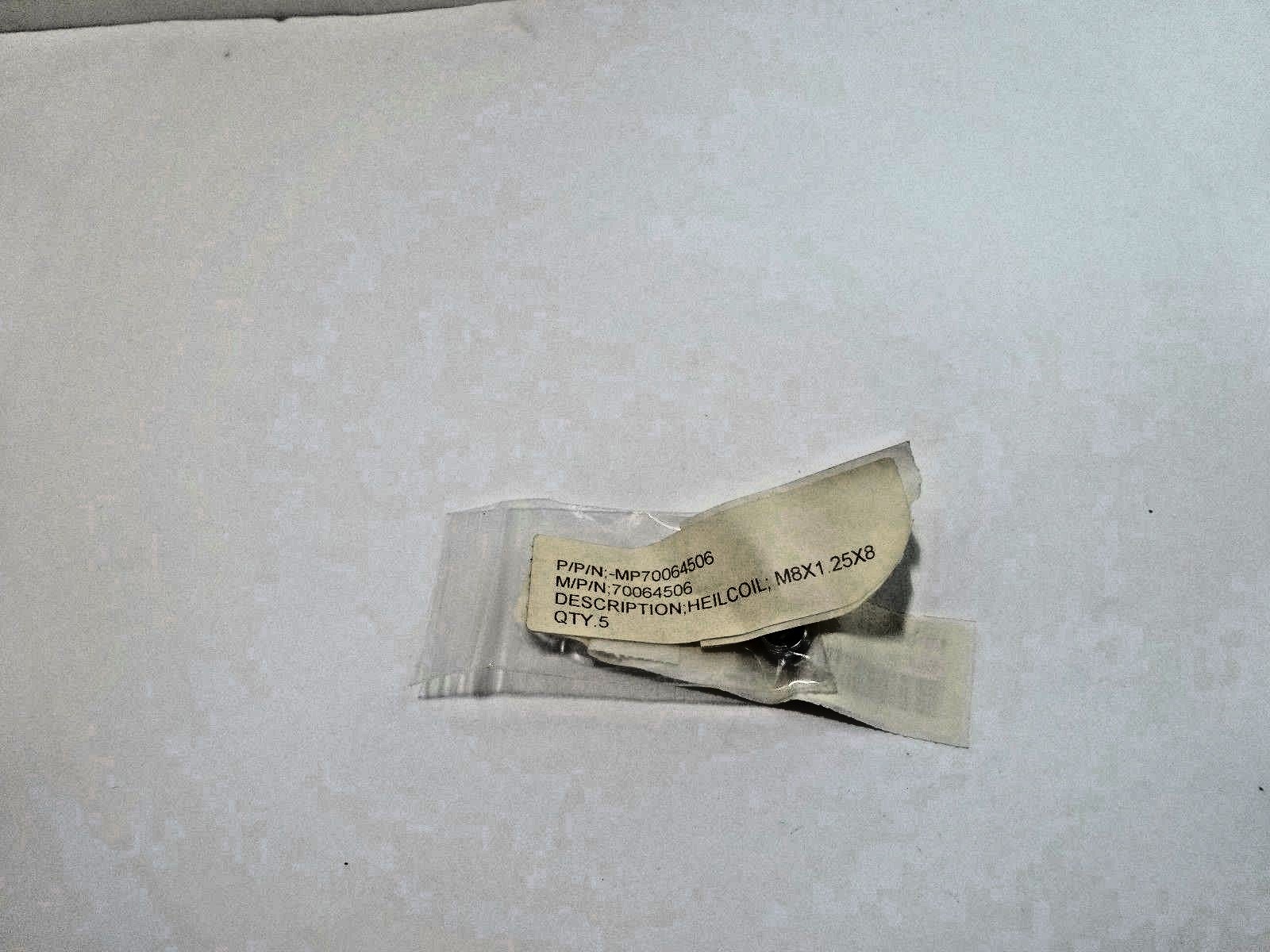 HELICOIL M8 X 1.25 X 8 70064506 (PKG W/ 5PCS)