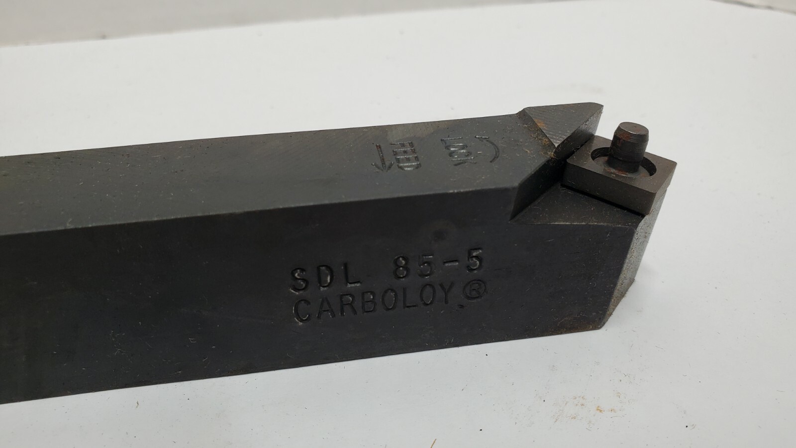 CARBOLOY CARB-O-LOCK SDL 85-5 TOOL HOLDER WITH CARBIDE INSERT, TURNING, LATHE