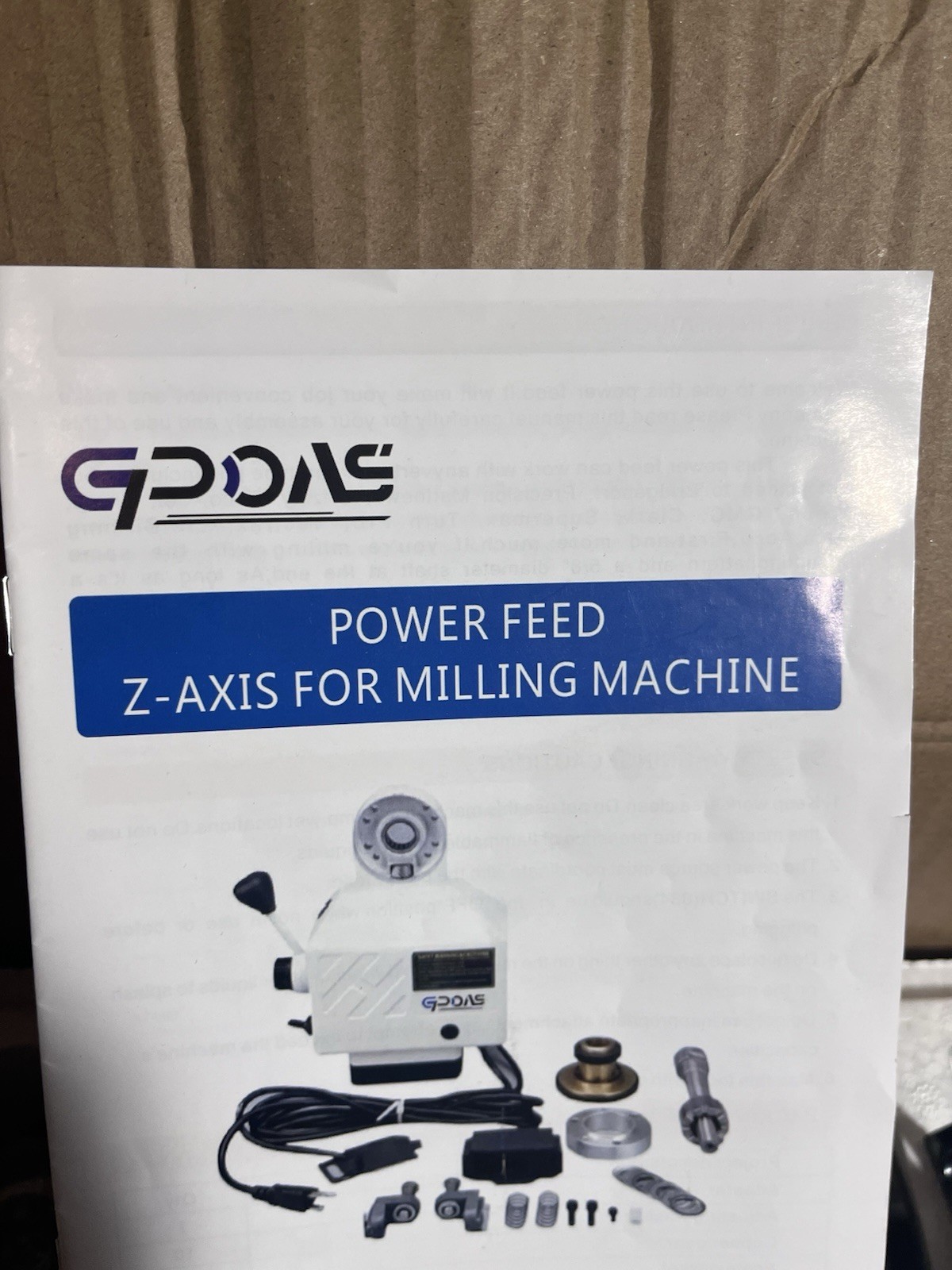 AL-460 Power Feed Z-Axis for Milling Machine 460 in-lb Torque, 0-200RPM…