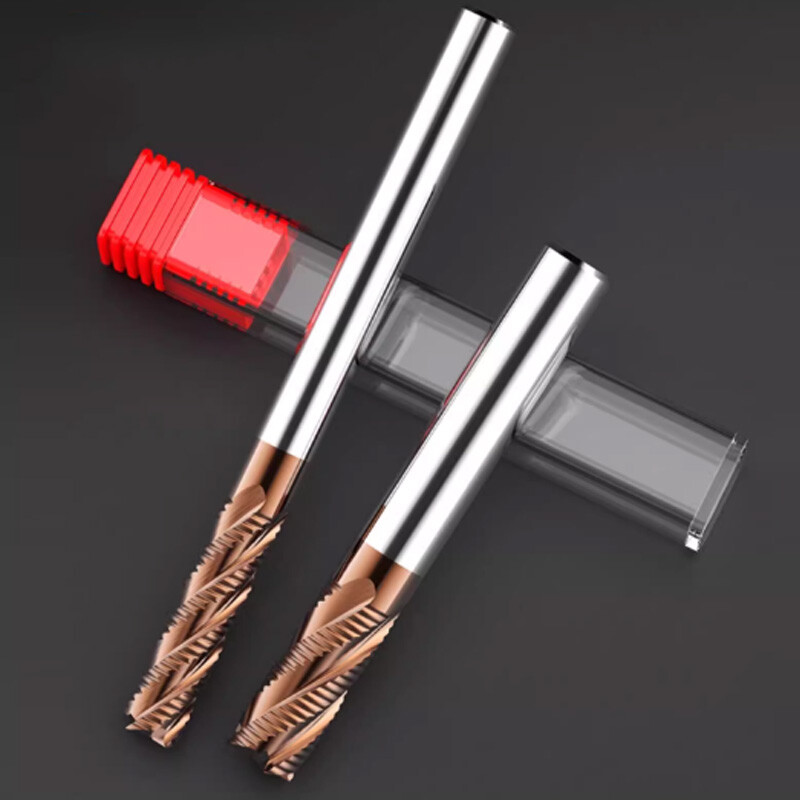 Solid Carbide Roughing End Mill 55° 3/4 Flute For Steel,Aluminum,Stainless Steel