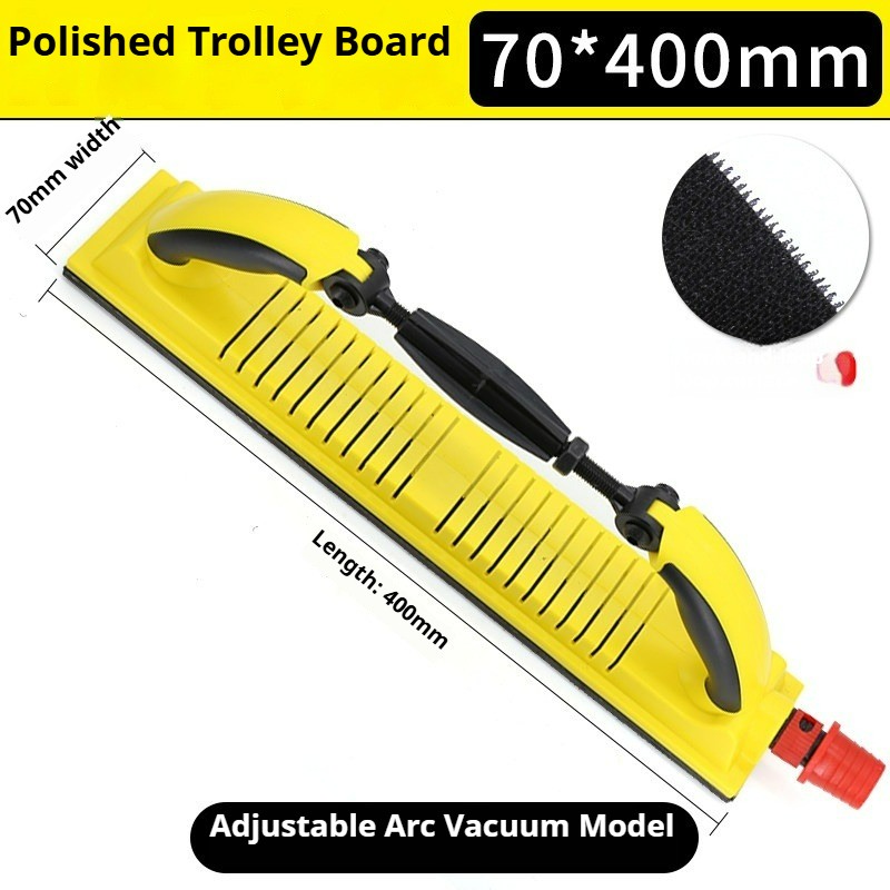 Rectangular Dry-grinding Hand-push Plate Automotive Putty Sanding Tool