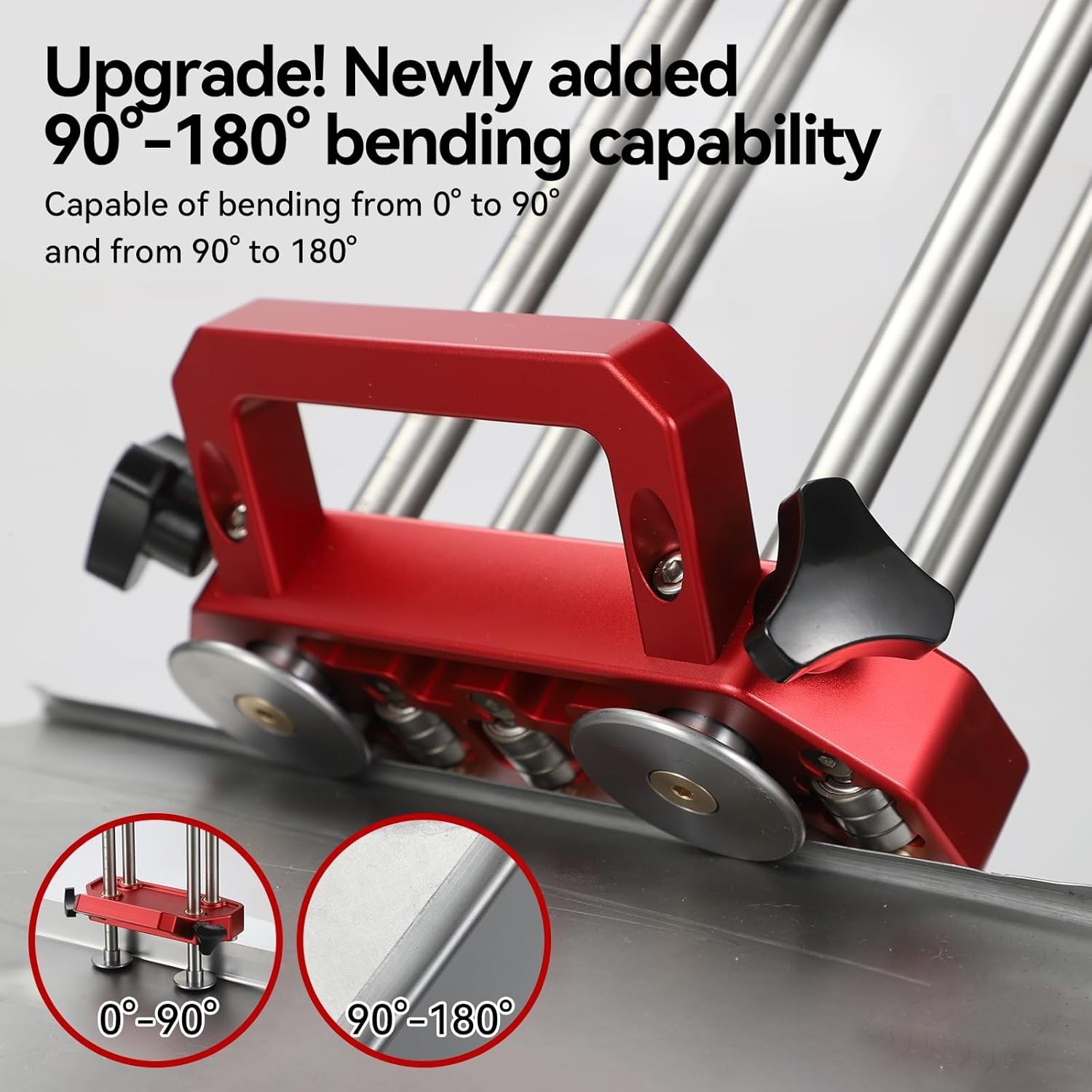 Precision 2 Station Sheet Metal Roller & Bender Tool – 7in Lightweight Design
