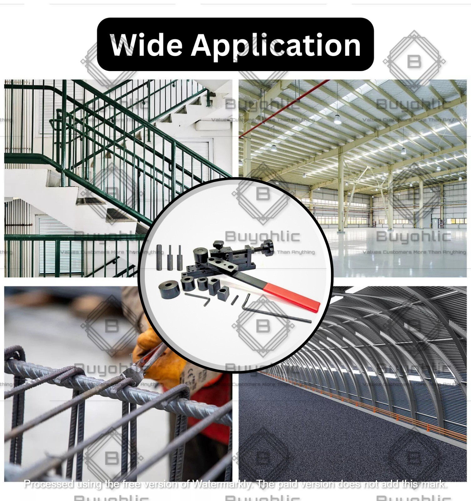 Universal Machine For Manual Bending Of Metal Bar, Tube, Pipe