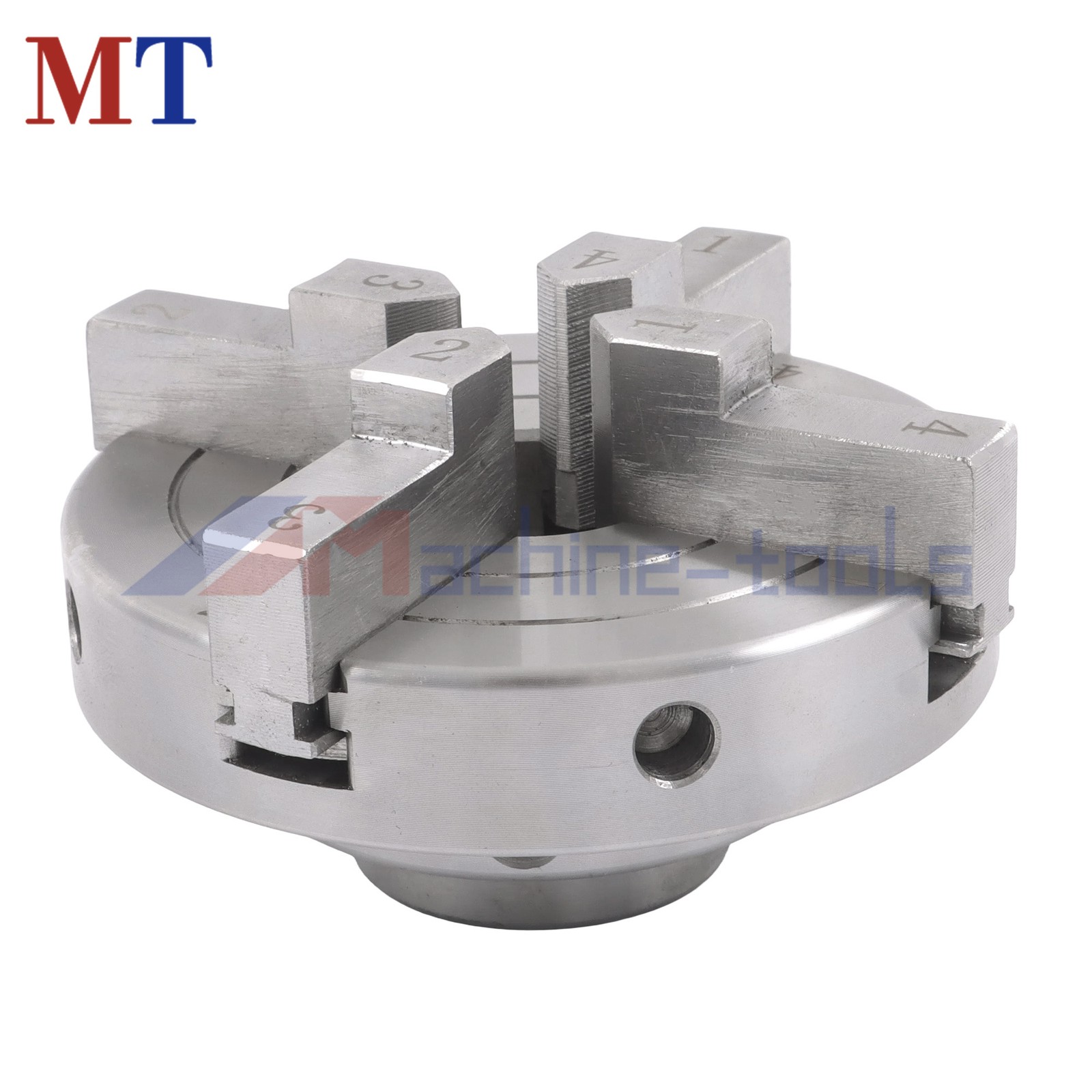 4 Inch Industrial Grade 4 Jaw Lathe Chuck 1×8 TPI Self Centering Thread