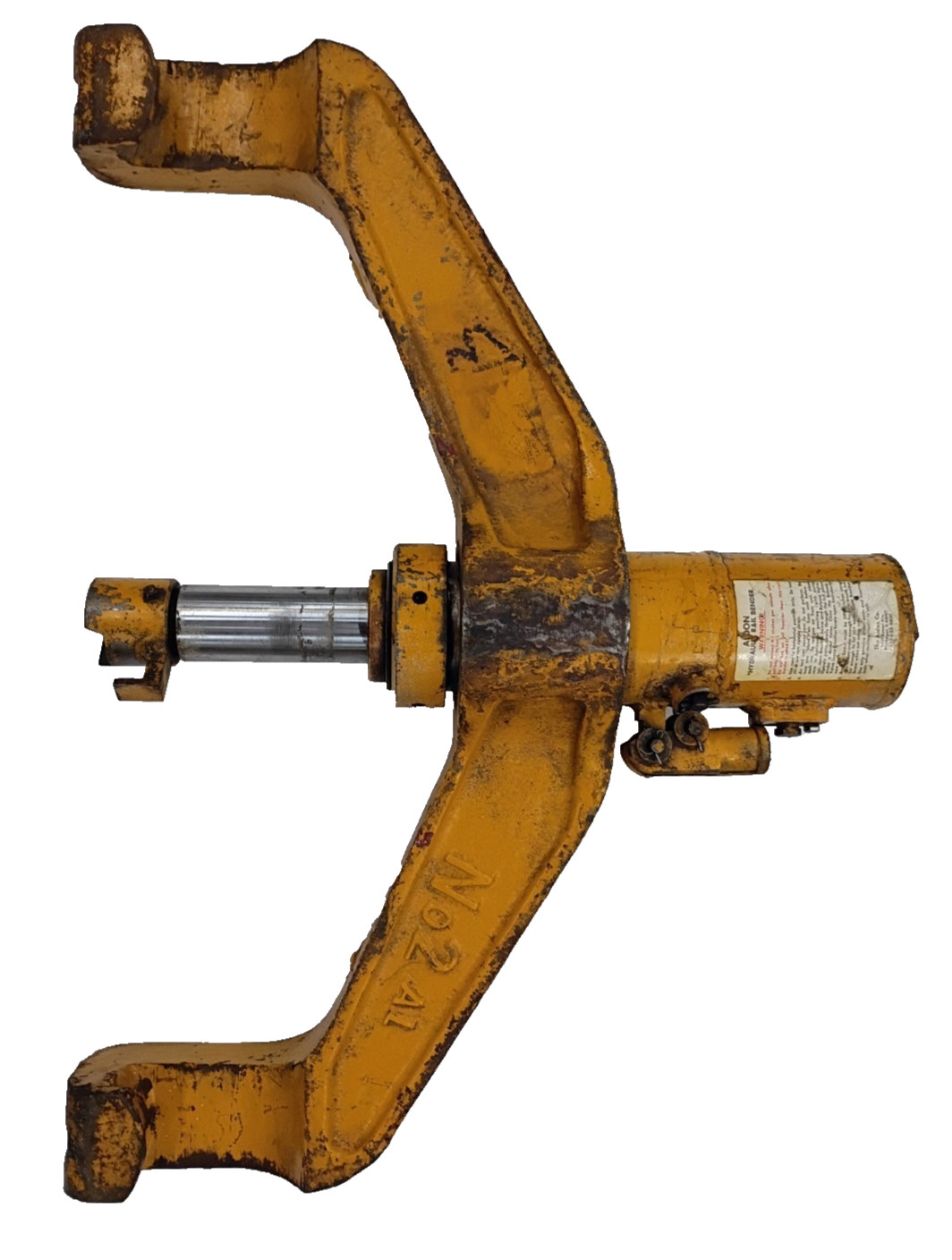 ALDON NO. 2 HYDRAULIC RAIL BENDER 25 TON BUILT IN HYDRAULIC RAM
