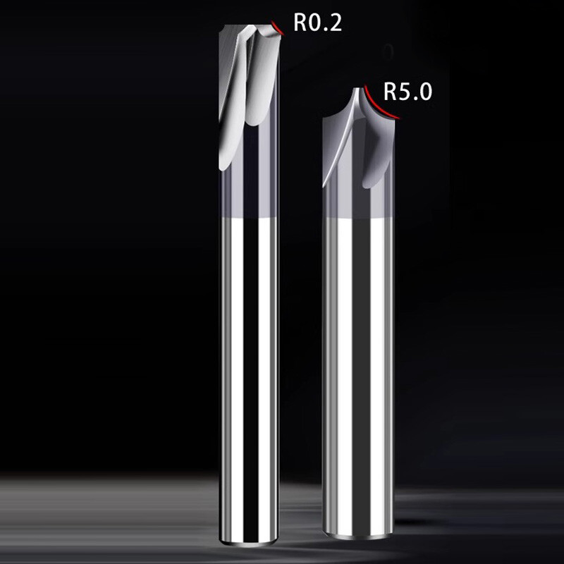 Corner Rounding End Mill R0.2-R8.0 Milling Cutter Tungsten Carbide Router Bit