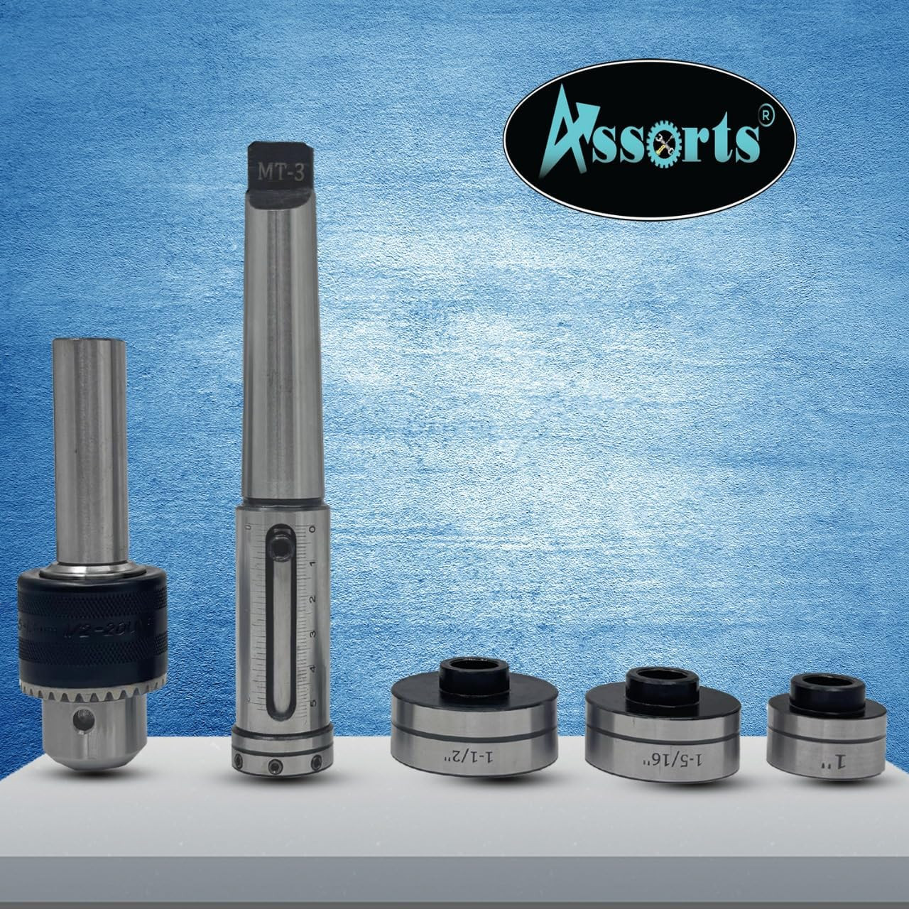 MT3 Tapping & Threading Die Holder Set with Drill Chuck – Imperial Size