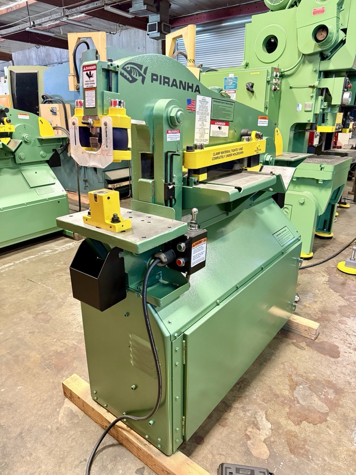 Piranha P-50 Hydraulic Ironworker 50 Ton