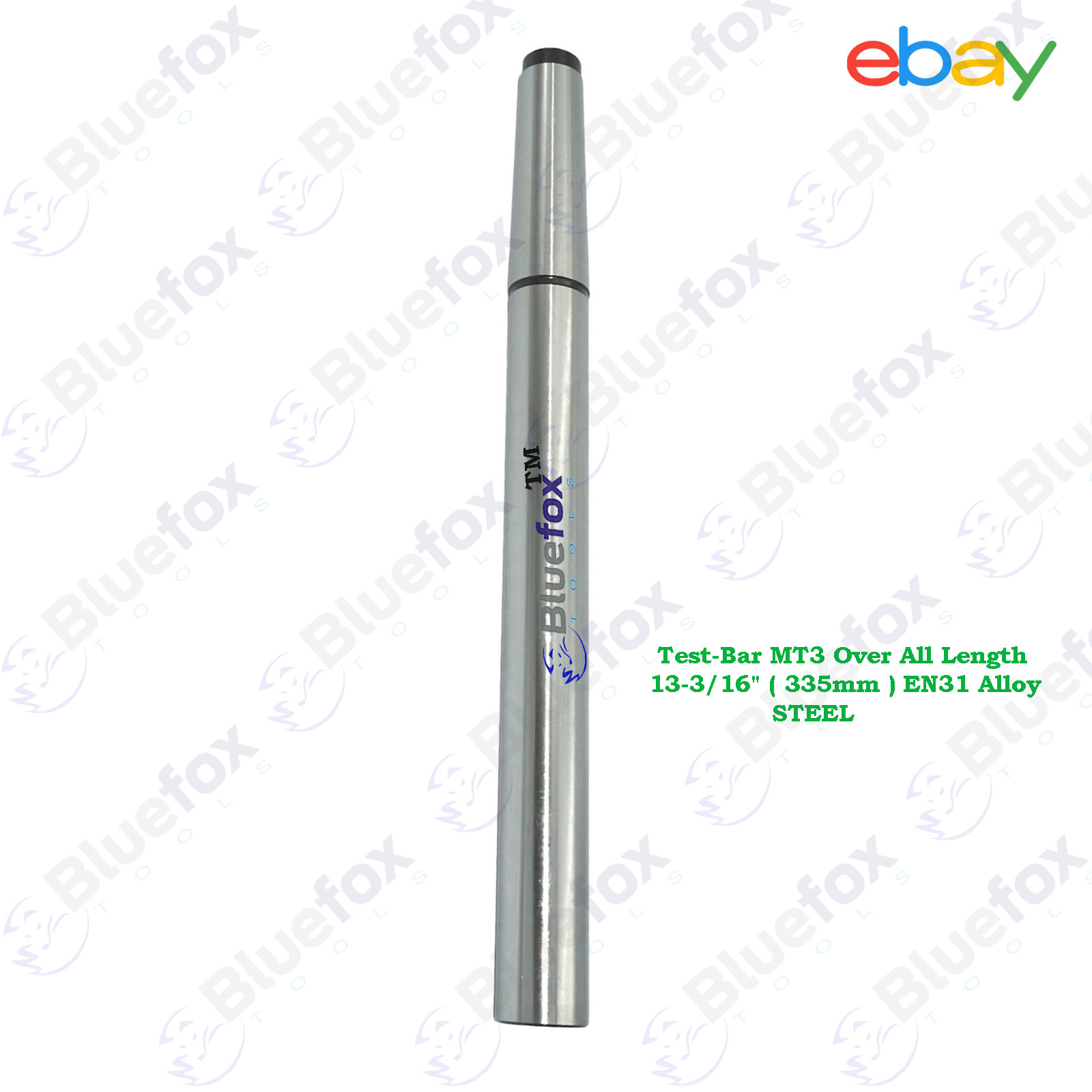 Lathe Alignment Test-Bar MT3 Over All Length 13-3/16″ (335mm) EN31 Alloy Steel