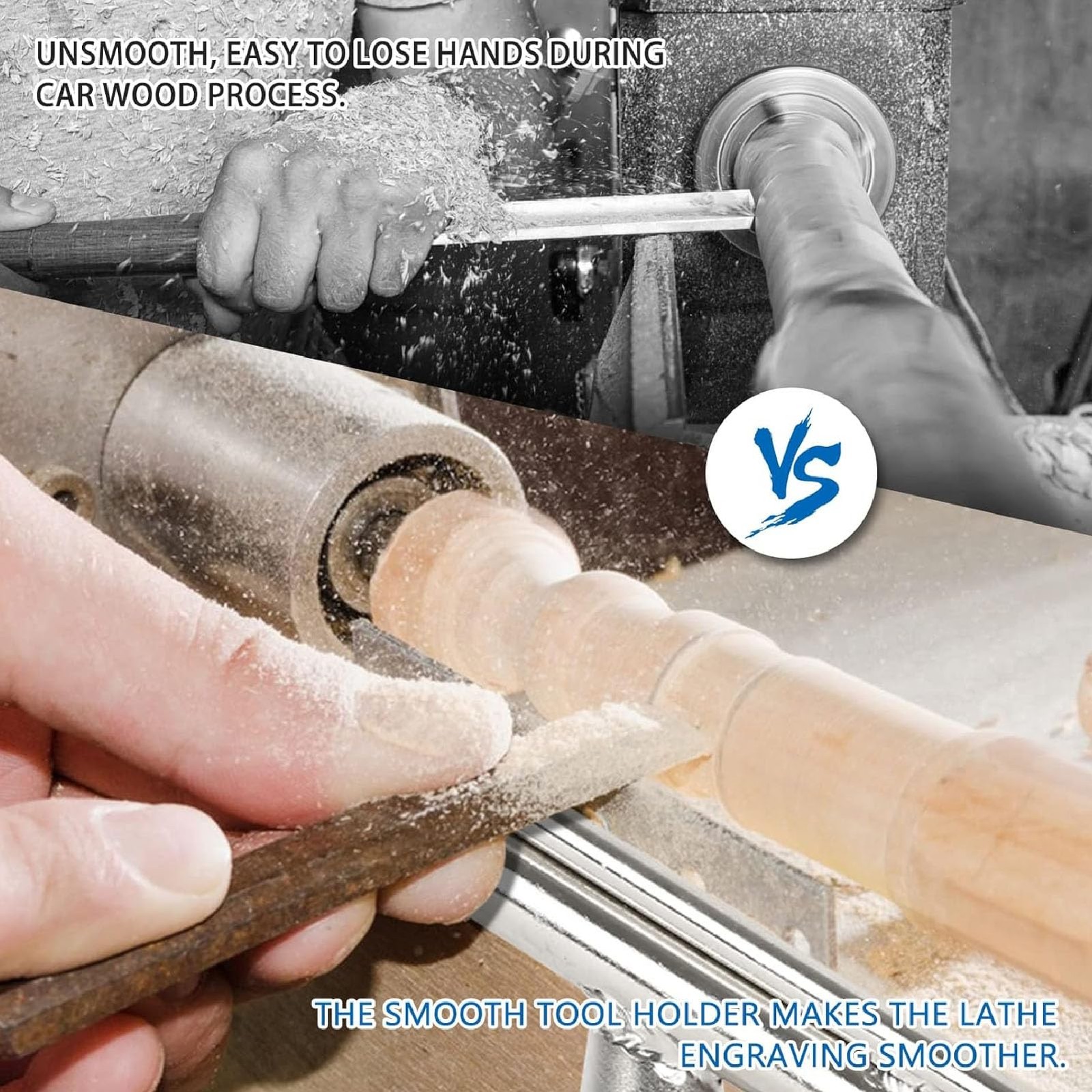Alloy Steel Lathe Tool Rest 5/ Post Hardened Rod Woodturning Woodworking Bar