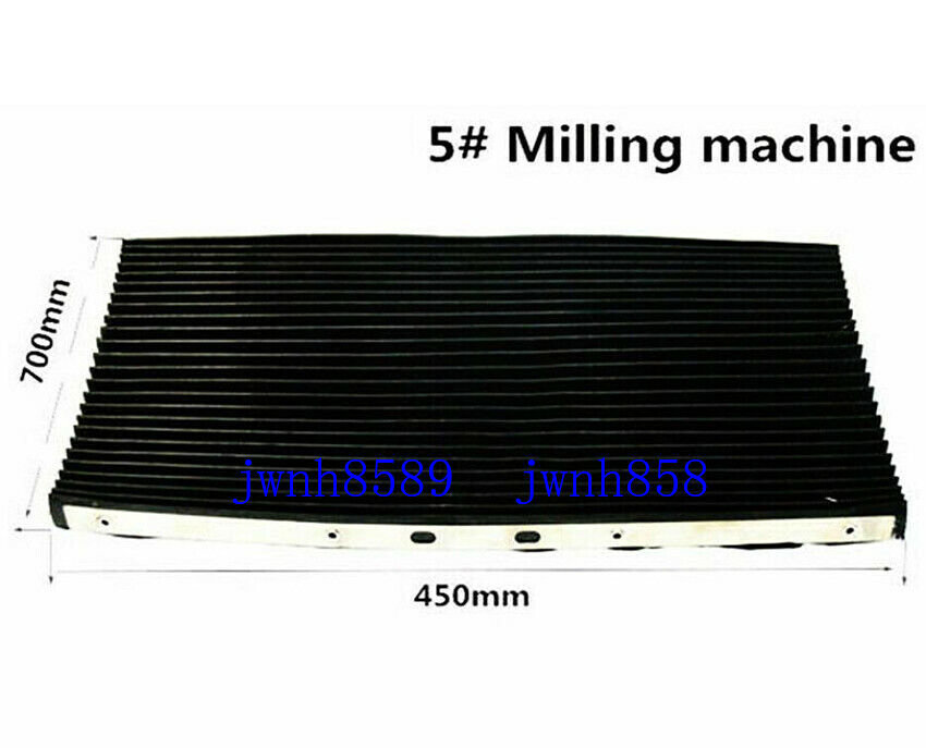 1Set Milling Machine Part Accordion Type & Retractable Way Cover (Front & Back)
