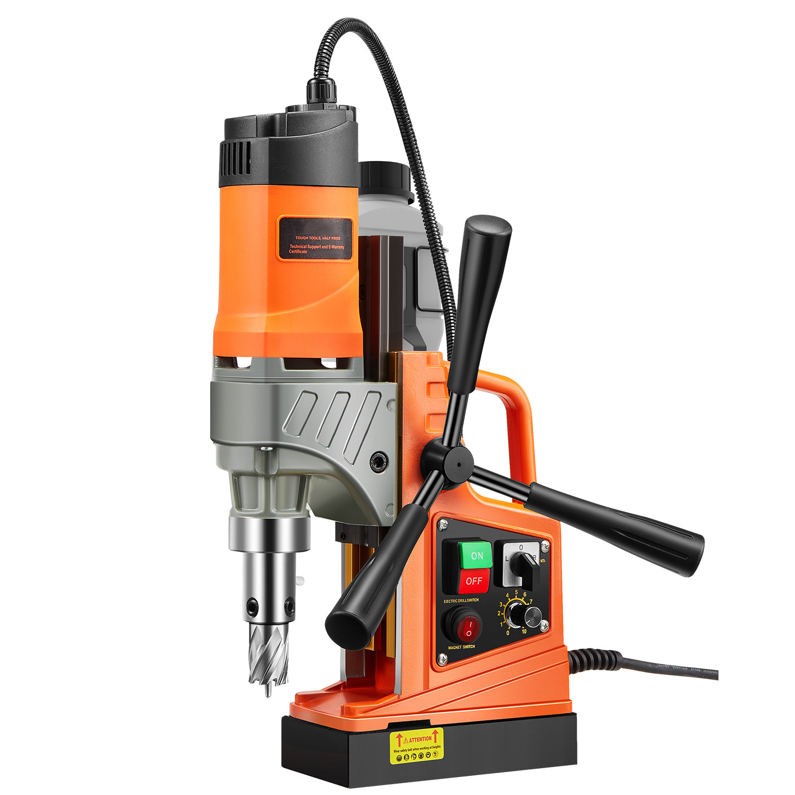 Magnetic Drill 1450W 12500N Portable Mag Drill Press 800RPM