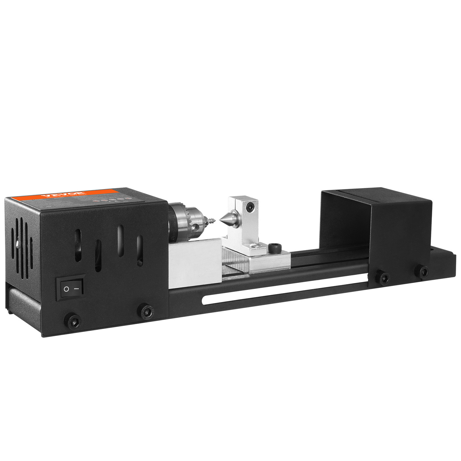 VEVOR Mini Lathe Machine 24V 96W Mini Wood Lathe Tools 2.76 in x 6.3 in 7 Speeds