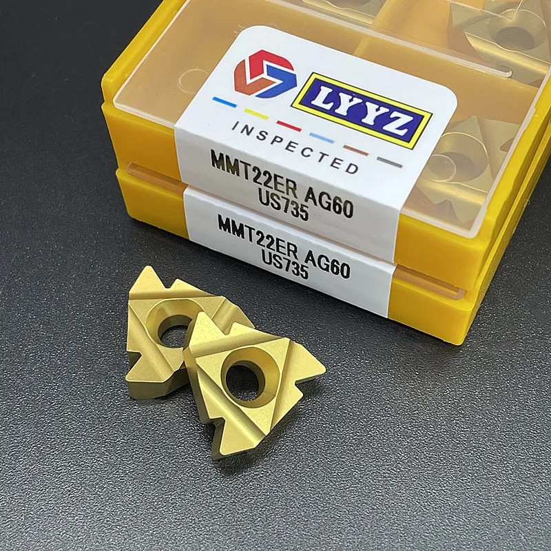 MMT22ER AG60 Carbide Thread Turning Inserts CNC Lathe Metal Cutting Durable Tool
