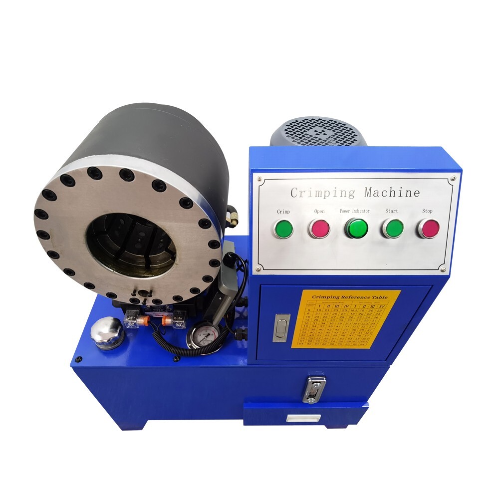 High Pressure Hose Crimper Hydraulic Pipe Shrinking Clamping Machine with 10Dies