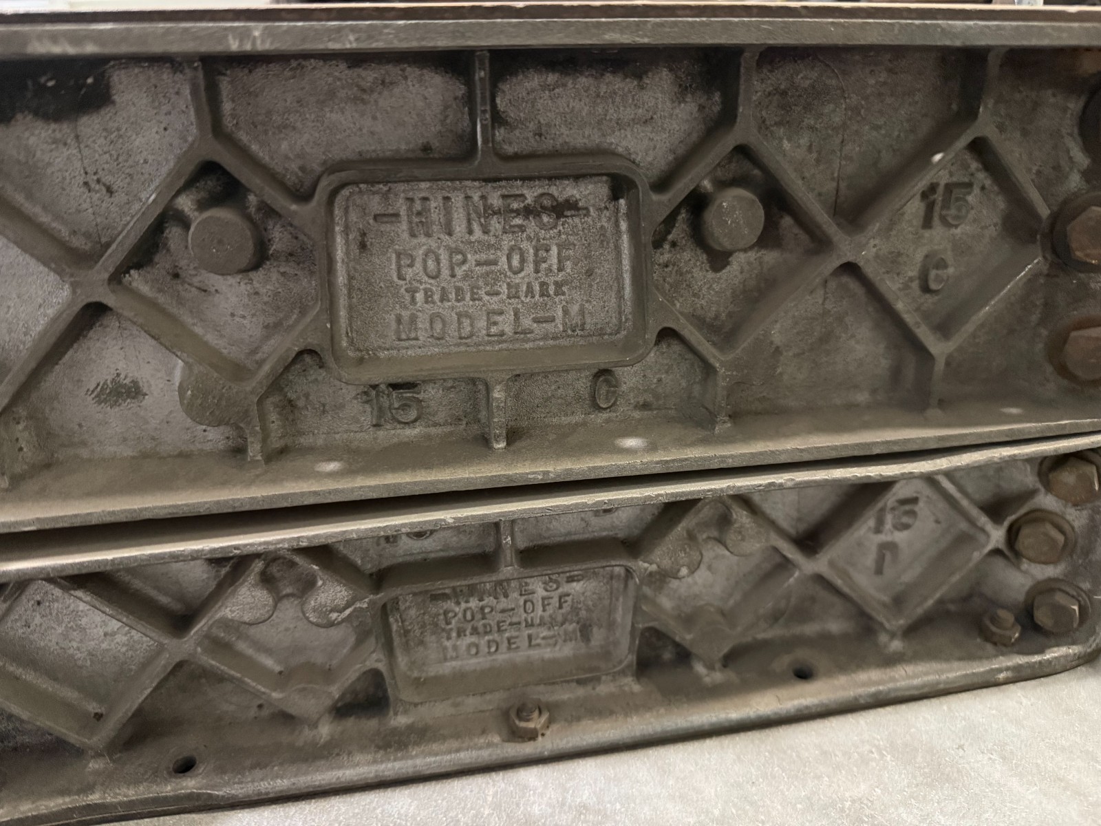 Large Lot of Molding Foundry Metal Sand Cast Casting Flask Hines Pop Off