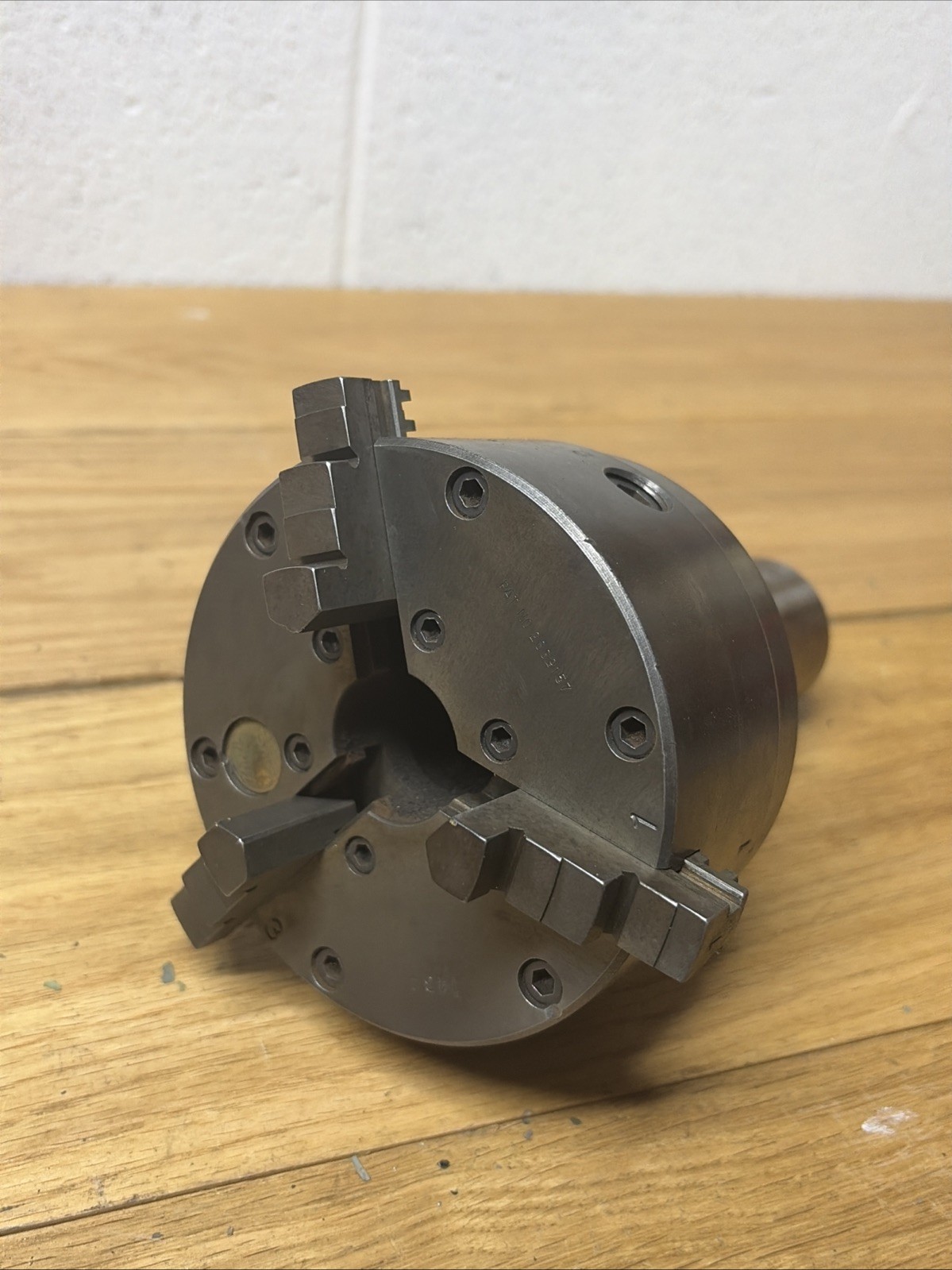 4” Buck Chuck MT5 Morse Taper Cincinnati no 2 cutter grinder
