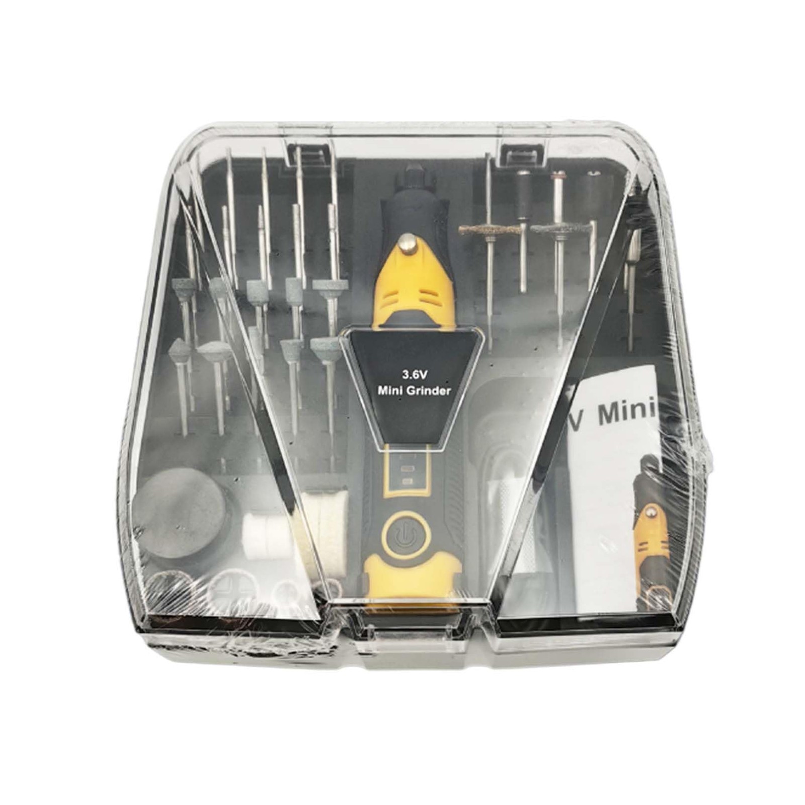Wireless Handheld Electric Grinding and Engraving Pen with 58 Bits, Black