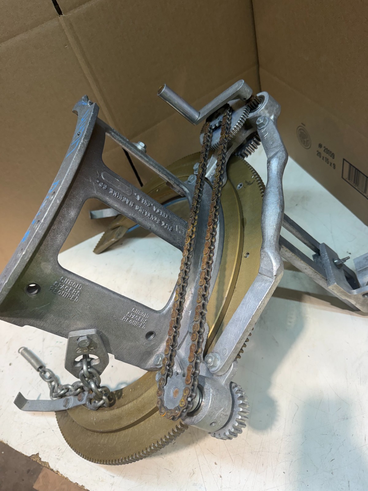 H&M Model #2 Pipe Beveling Machine 6-12″ w/ Torch Holder USED #2