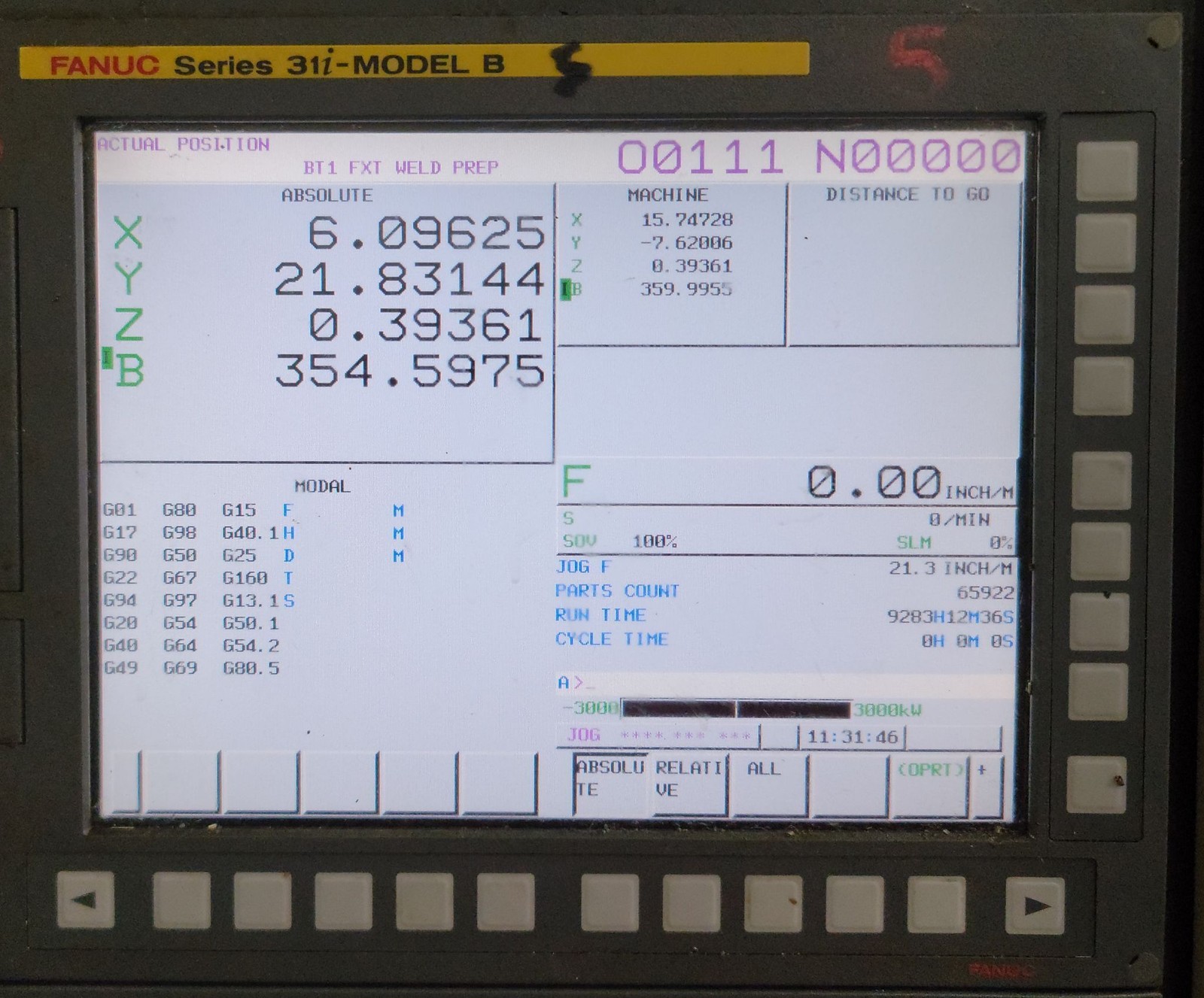 2014 ENSHU GE580H HORIZONTAL CNC MACHINING CENTER