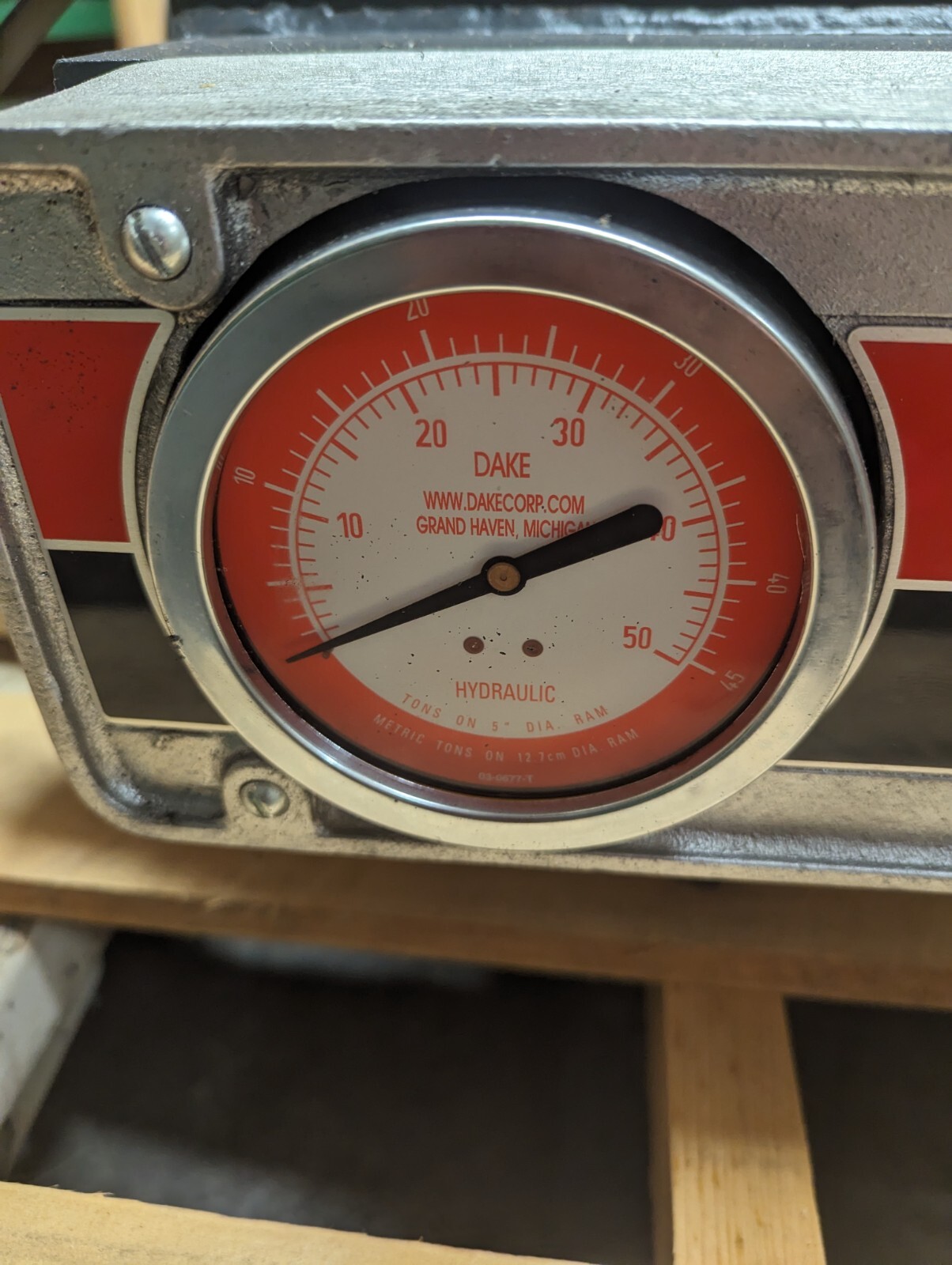 Dake 50 Ton Elec-Draulic Hydraulic Press Head