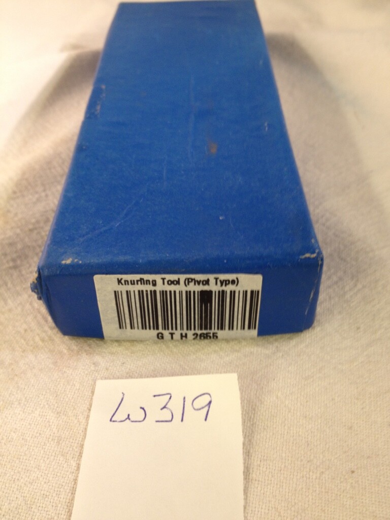 NEW LATHE KNURLING TOOL HOLDER. PIVOT TYPE 1 PAIR MEDIUM WHEELS INCLUDED (W319)