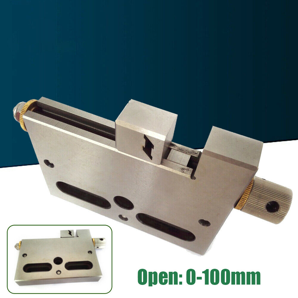 Wire EDM High-Precision Vise Stainless Steel 4″ / 100mm Jaw Opening Fixture Tool