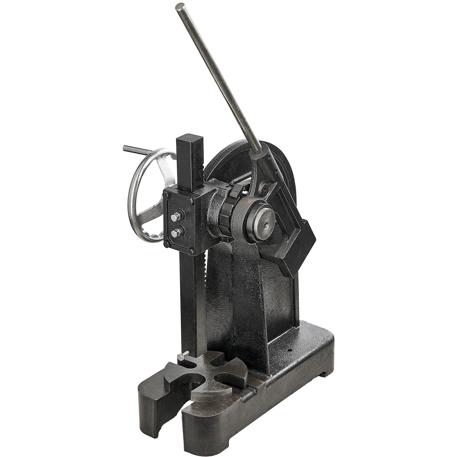 3 Ton Ratchet Arbor Press, 12.2″ Max Height, Cast Iron, Black
