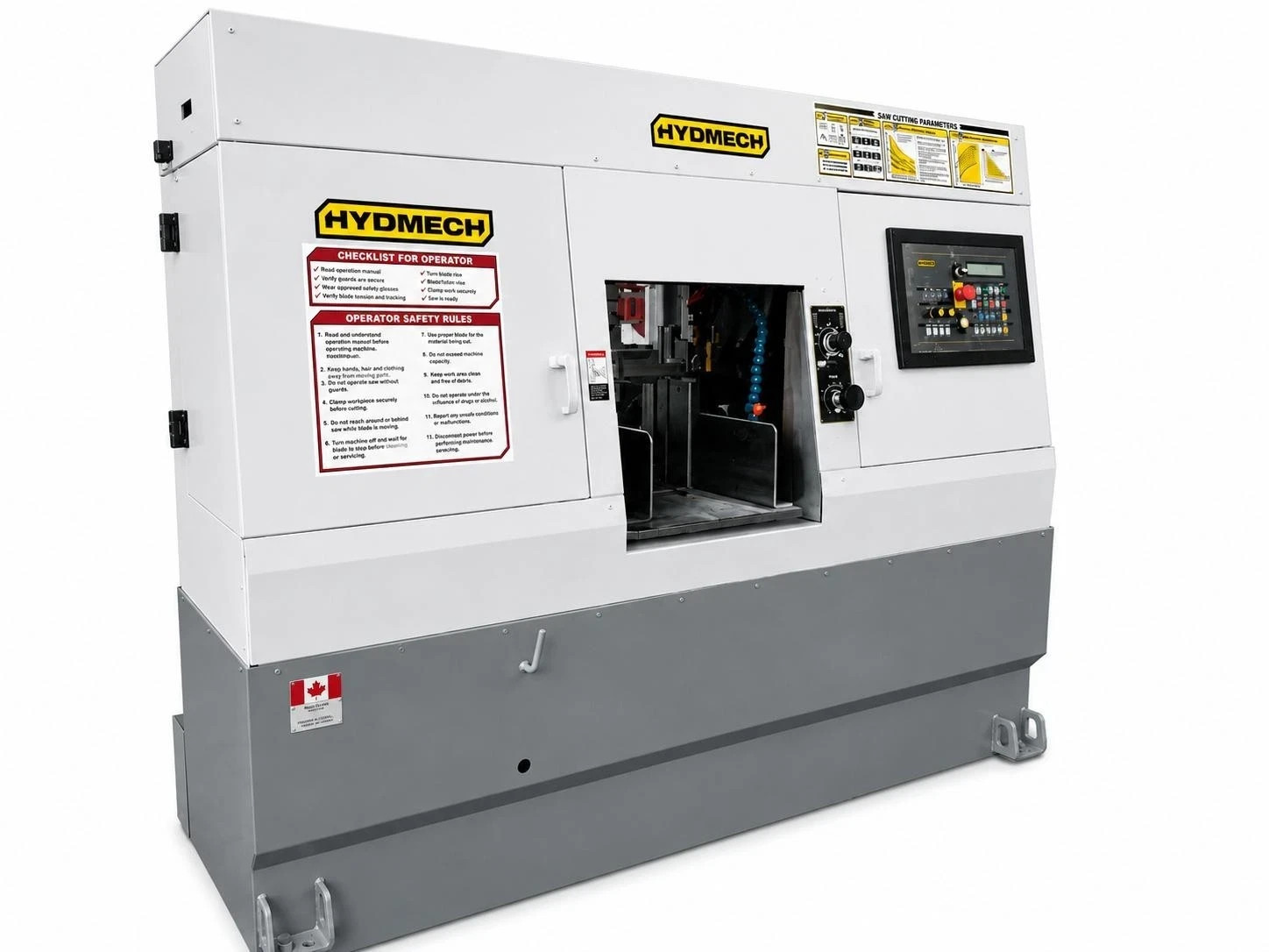 Hyd-Mech H10A Fully Automatic Horizontal High Production Bandsaw TESTED!!