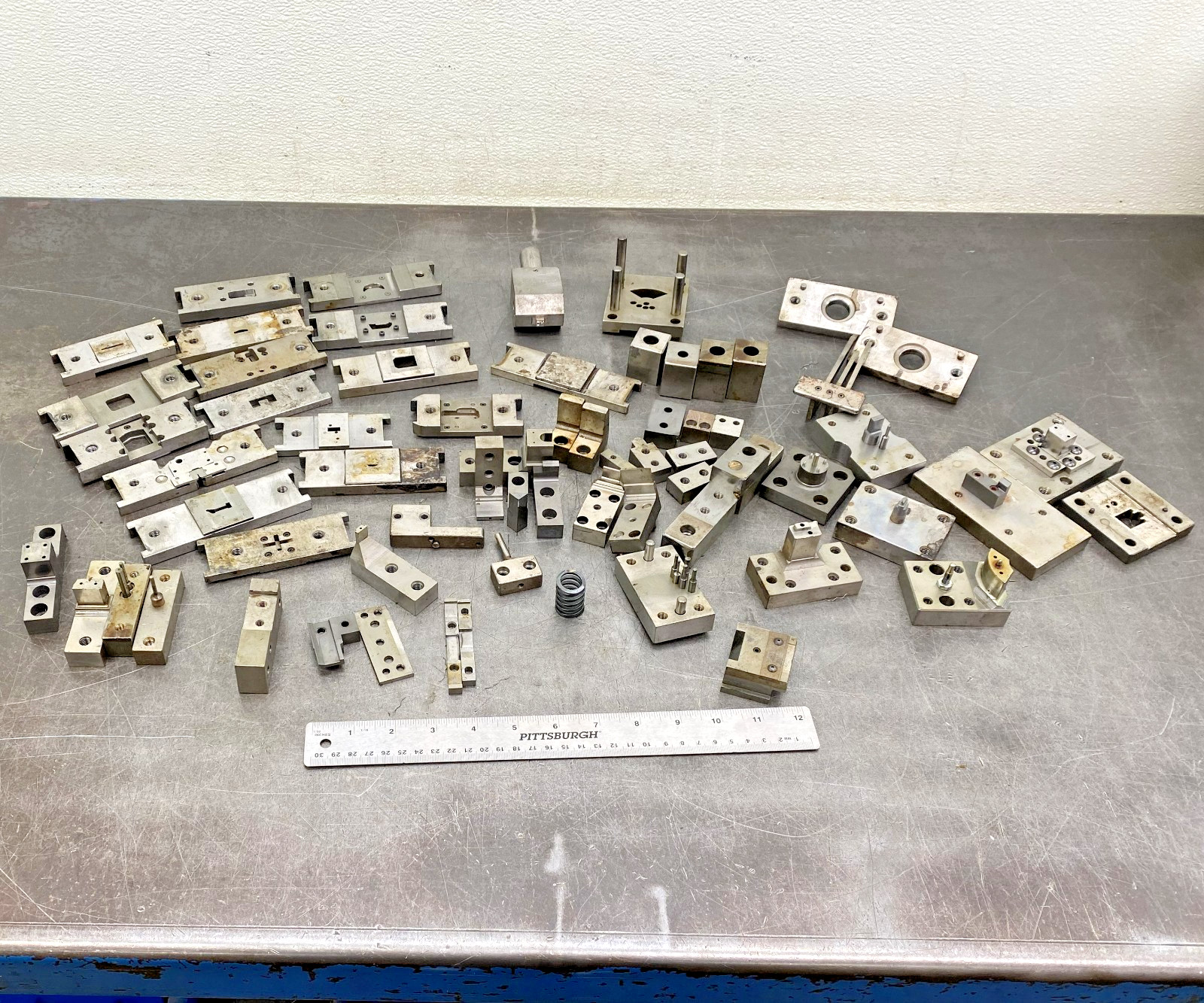 Precision Die Set Pneumatic Punch Press Stamping Die Parts Lot of 31 lbs