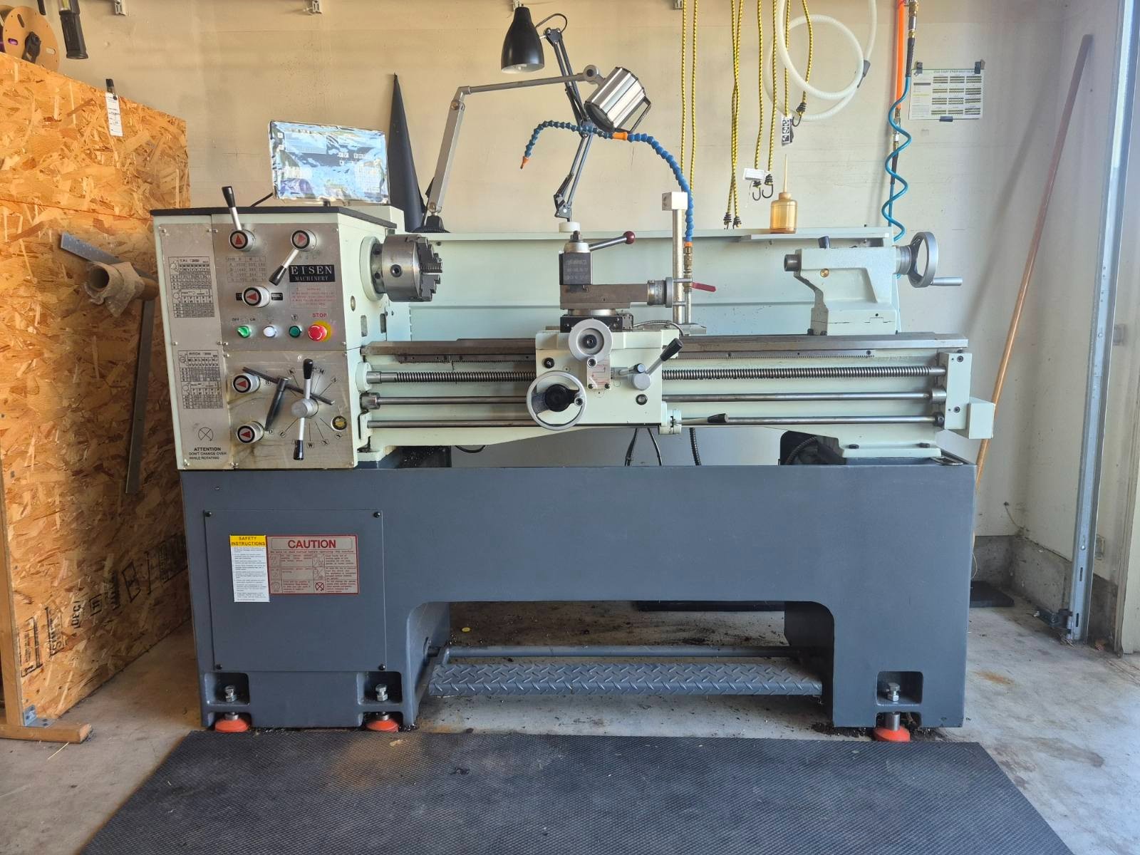 EISEN 1440GE Precision Lathe, 5HP, Low Hours