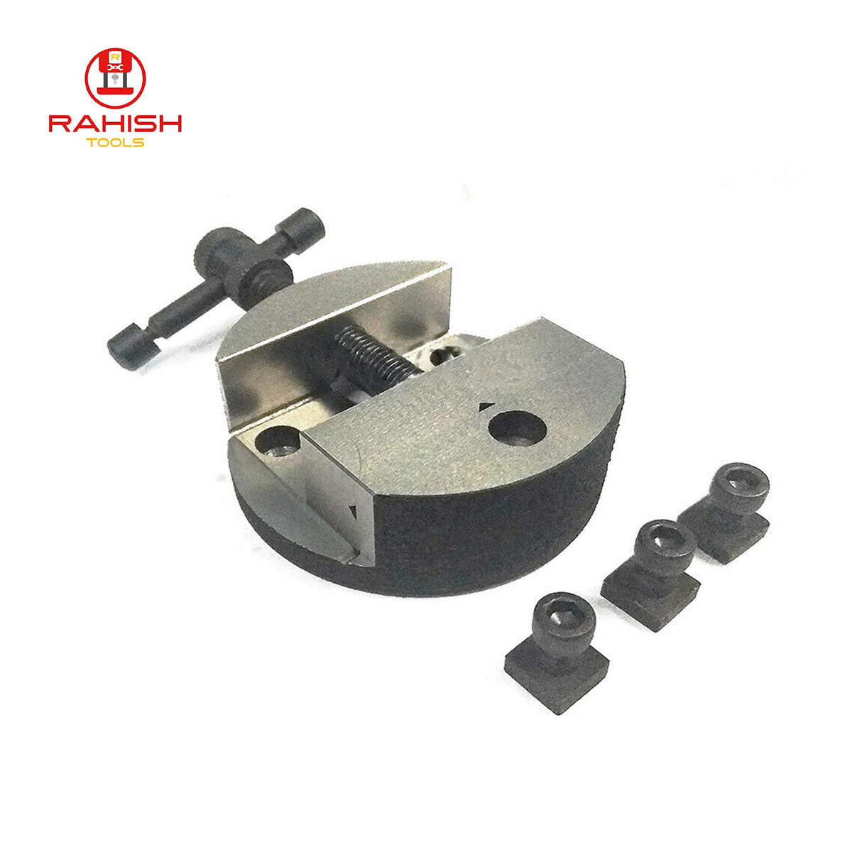 New Round Vice 80mm for 3″ & Rotary Milling Table Supplied 4″ With T nuts USA