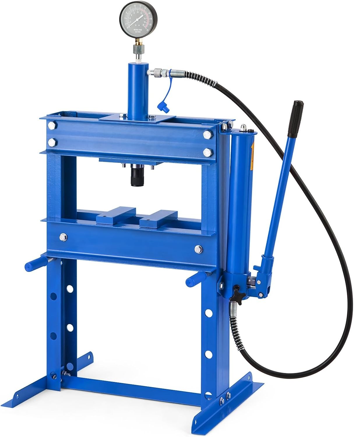 H Frame 10 Ton Shop Press Hydraulic Heavy Duty Steel Benchtop Bending Tool