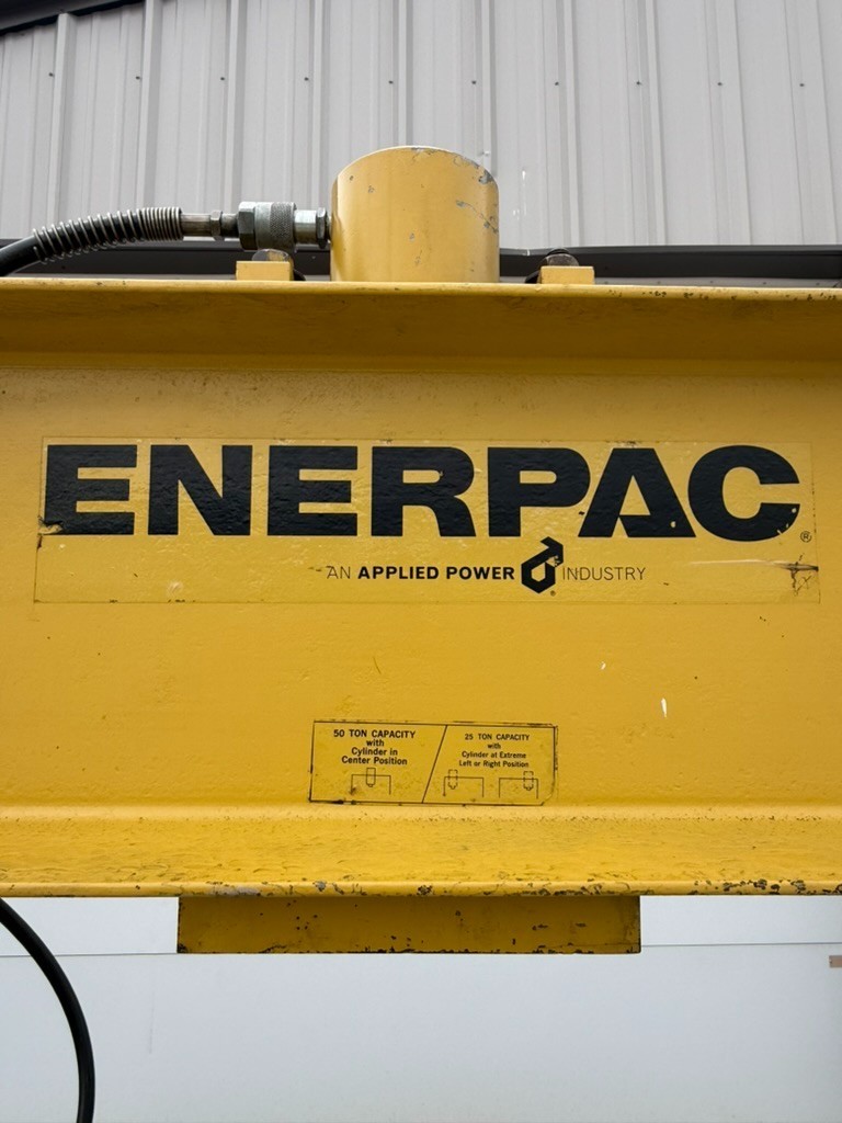 50 Ton 13″ Stroke Enerpac H-FRAME Electric HYDRAULIC PRESS 120V Single Phase