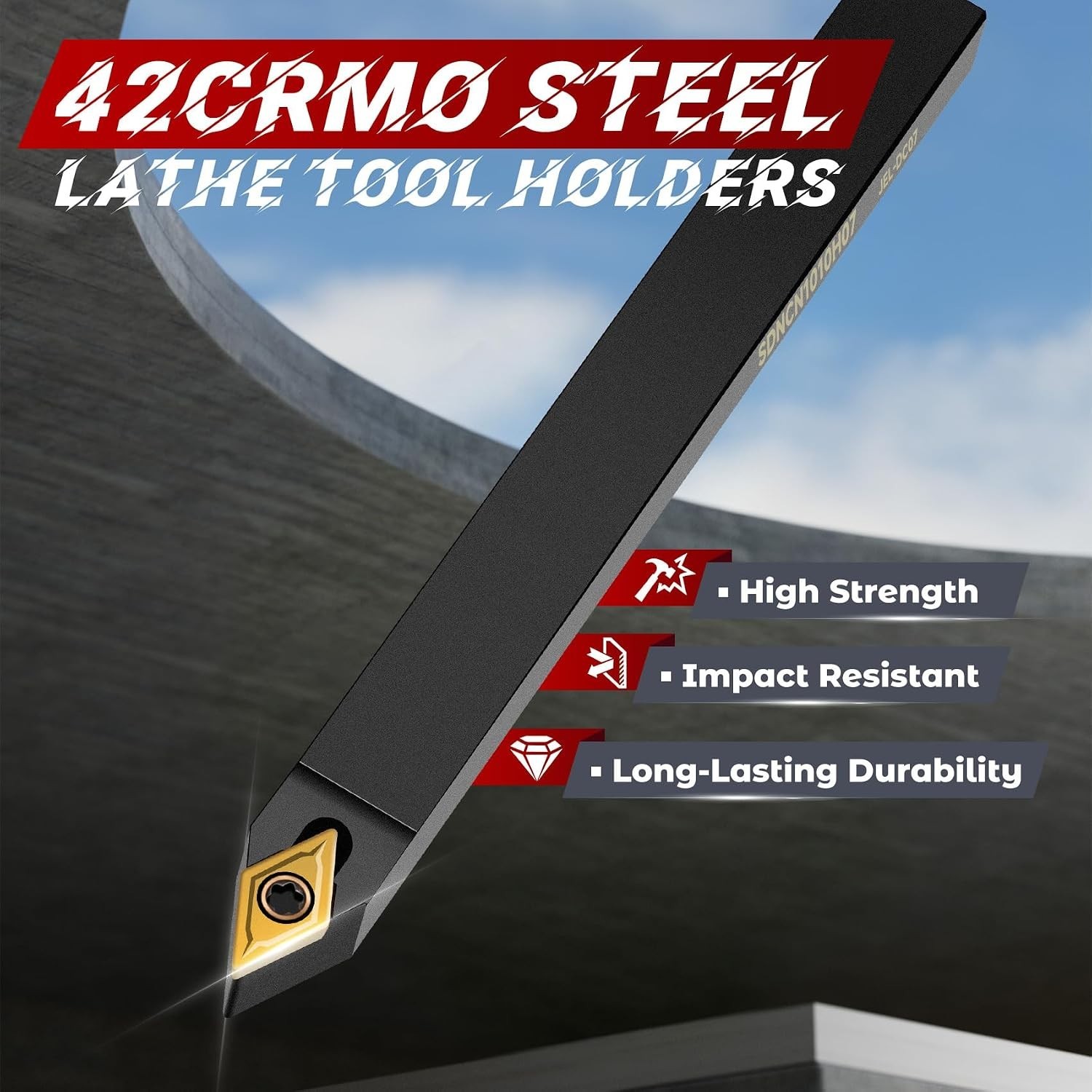 21Pcs Indexable Lathe Turning Tool Kit