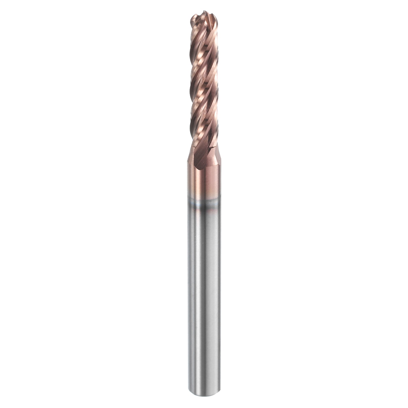 4 Flute Ball Nose End Mill 3/4″ Cutting Length Uncoated for Engraving