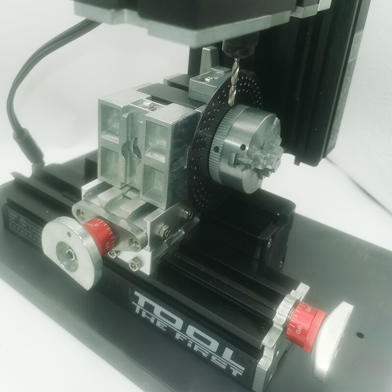 CNN Metal Indexing Milling Machine DIY 6 Axis Drilling Milling Machine 60W Lathe