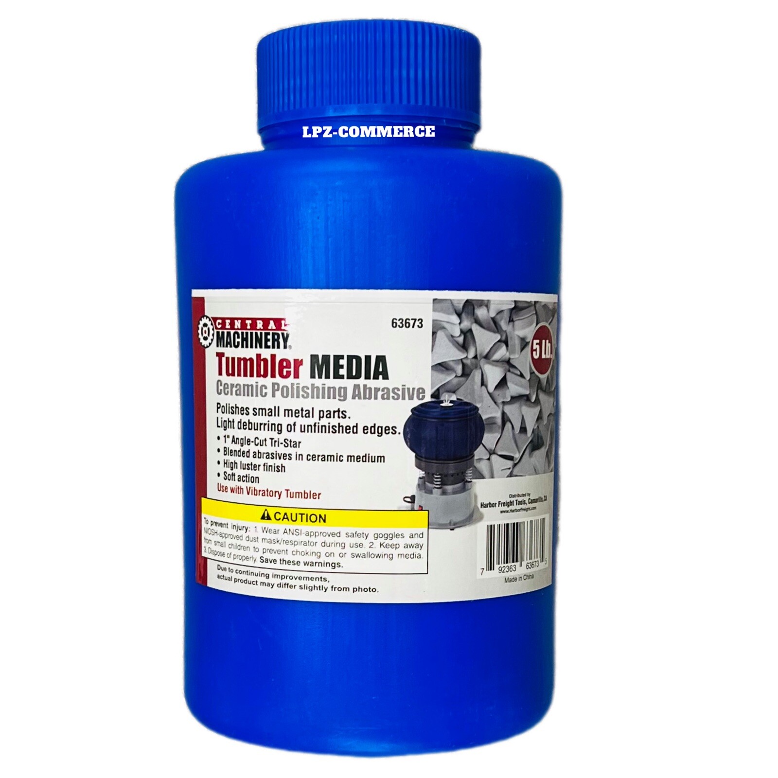 5 Lb. Medium Ceramic Abrasive Polishing Tumbler Media (USA SELLER) SALE !!!!!!!!