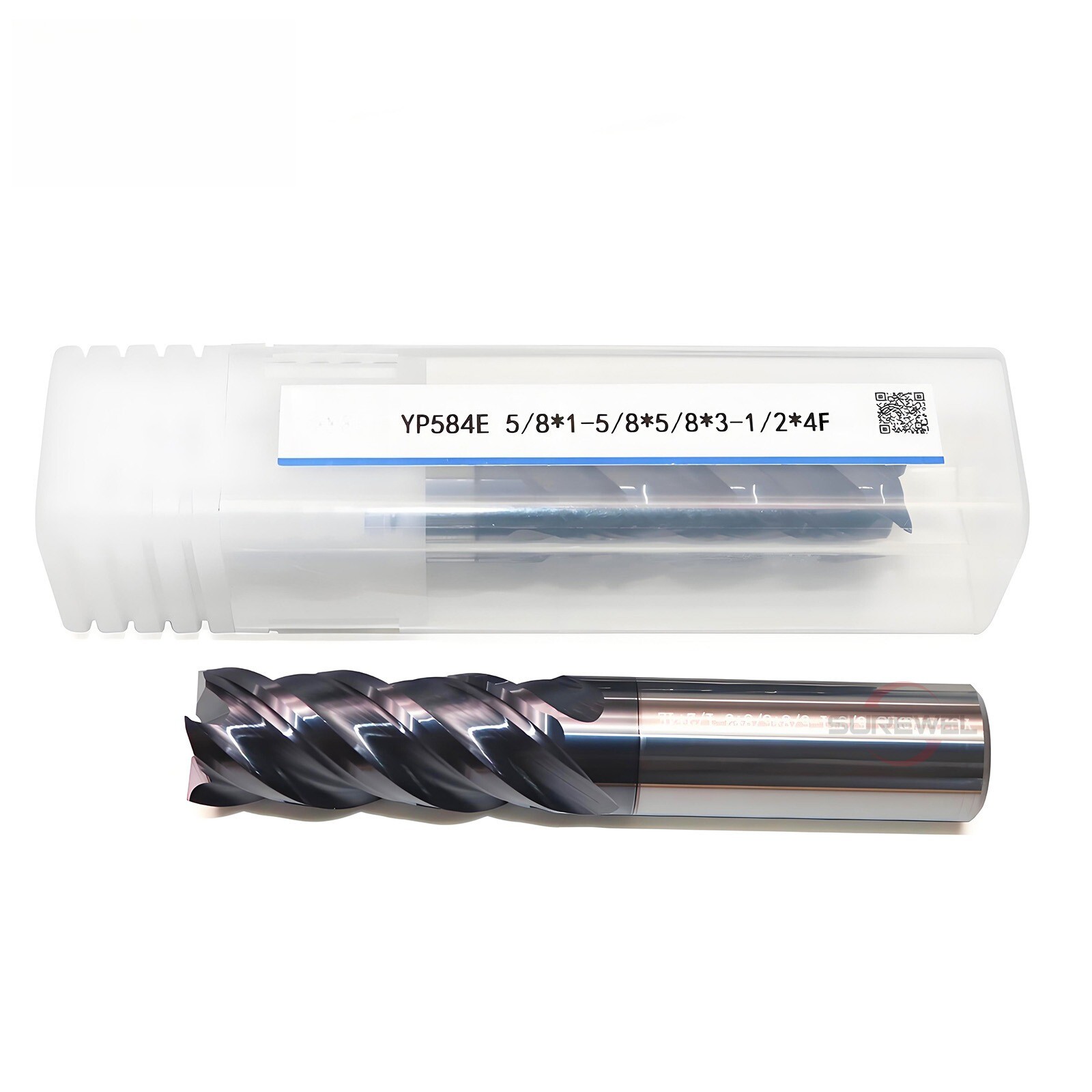 1PCS 4 Flute Carbide Inch End Mill CNC High speed machining Milling Tools Coated