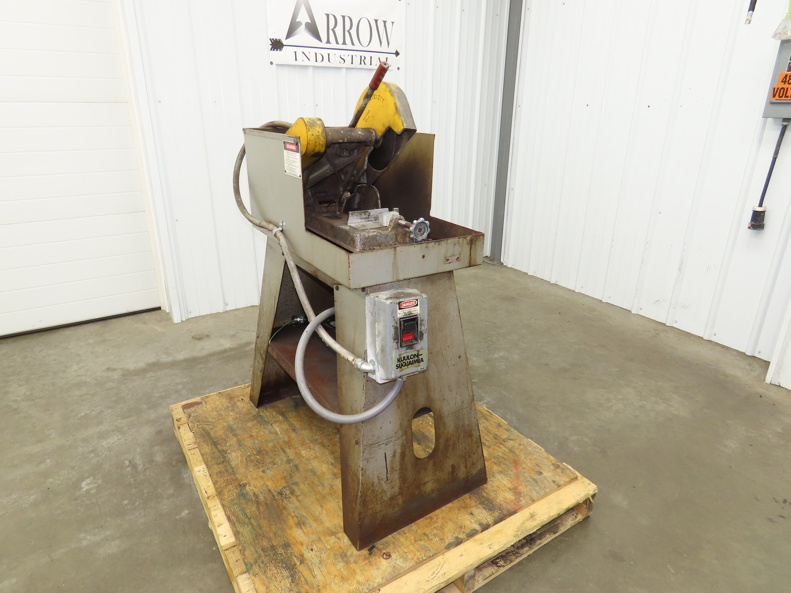 Everett Model 10 Cut Off Abrasive Metal Saw 10″ Blade 3Hp 3450 RPM 230/460V