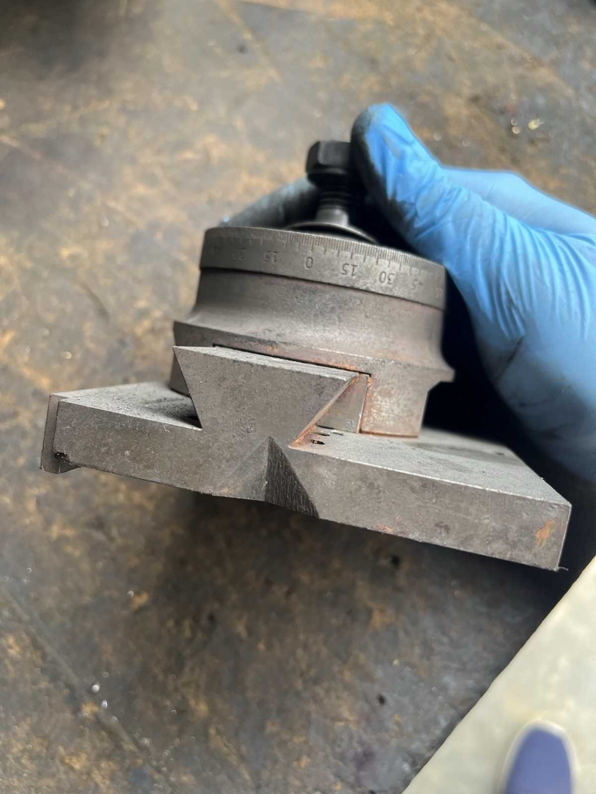 Unknown Used Machinist Tool Holder Item – Maybe for Lathe/Boring/Vise? Unsure